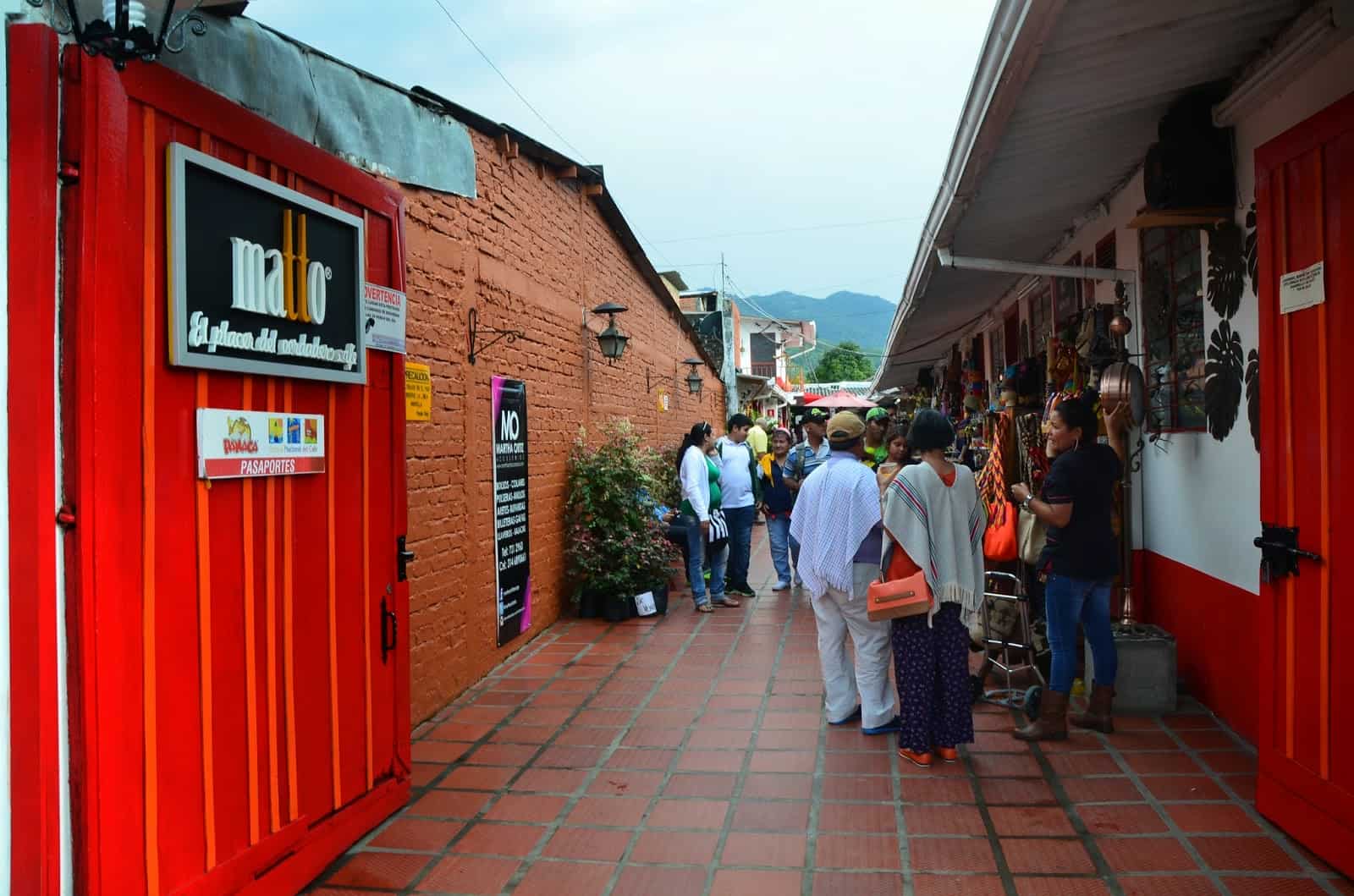 Craft market in Salento, Quindío, Colombia