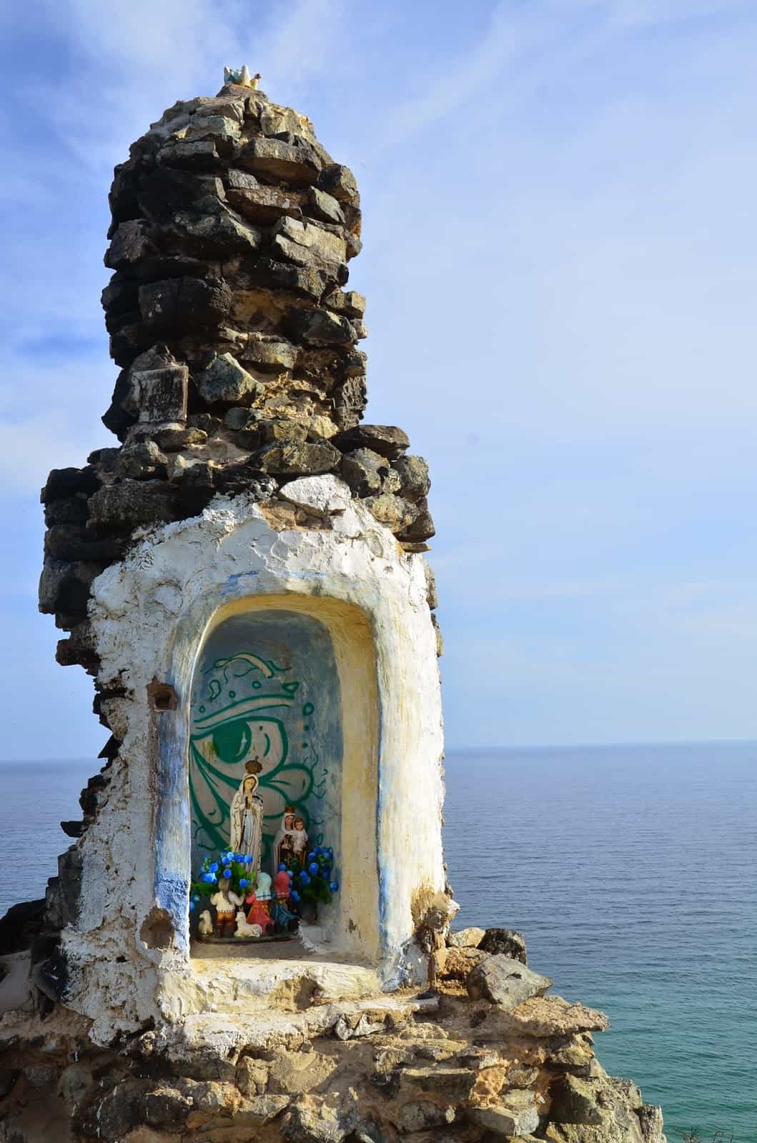 Shrine to La Virgen de Fátima at Pilón de Azúcar, La Guajira, Colombia
