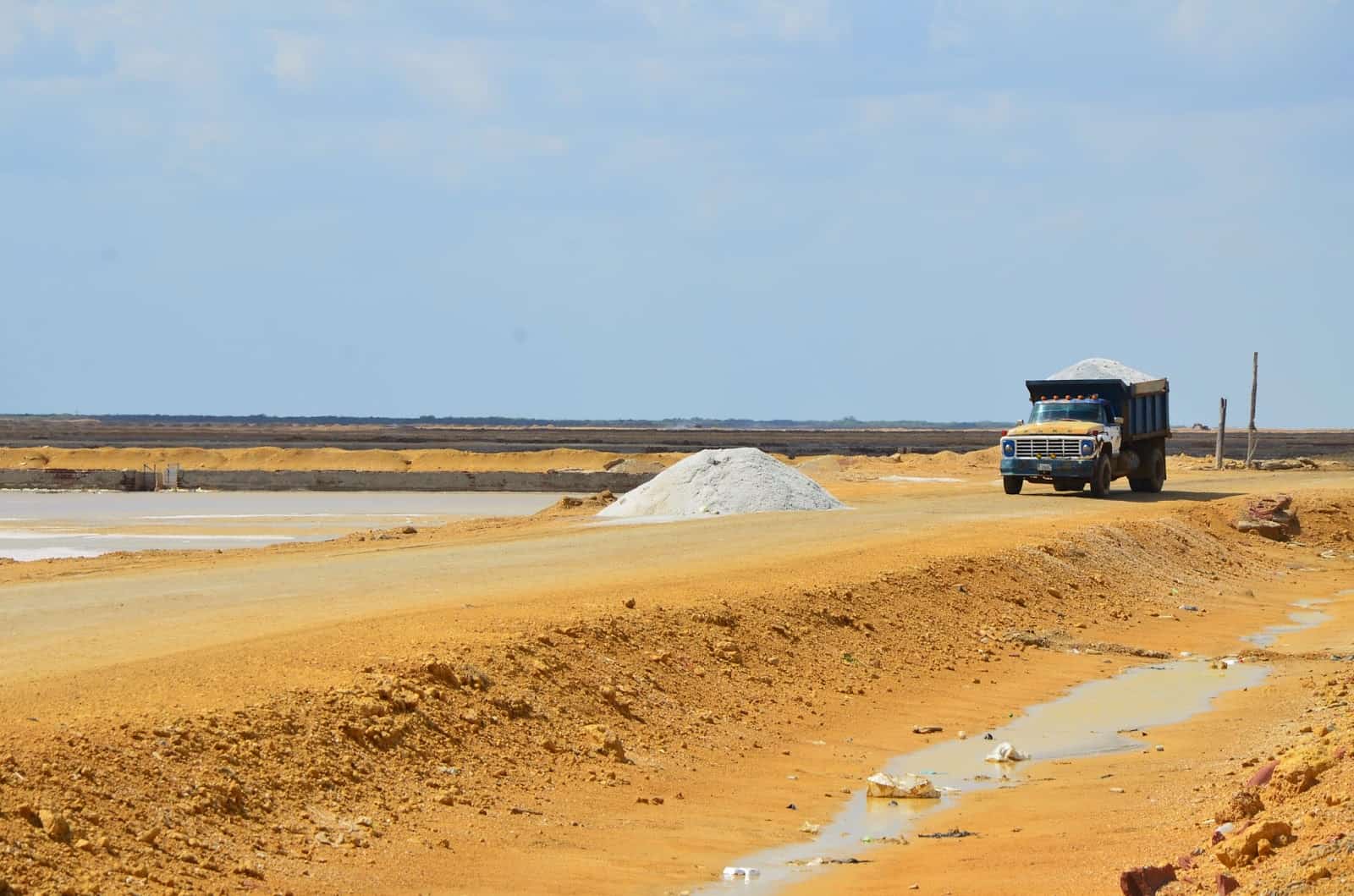 Salt mine in Manaure, La Guajira, Colombia