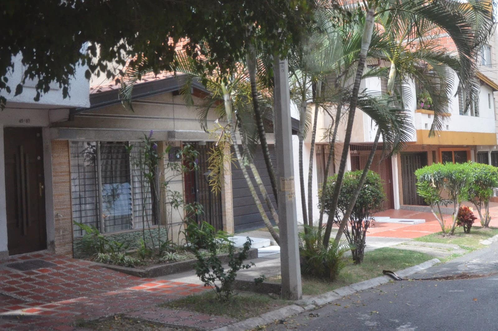 The house next door where Escobar fell on the Pablo Escobar tour in Medellín, Colombia