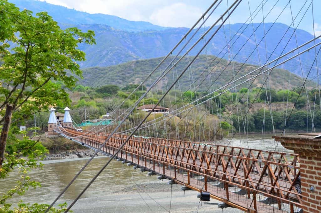 Puente de Occidente in Santa Fe de Antioquia, Colombia