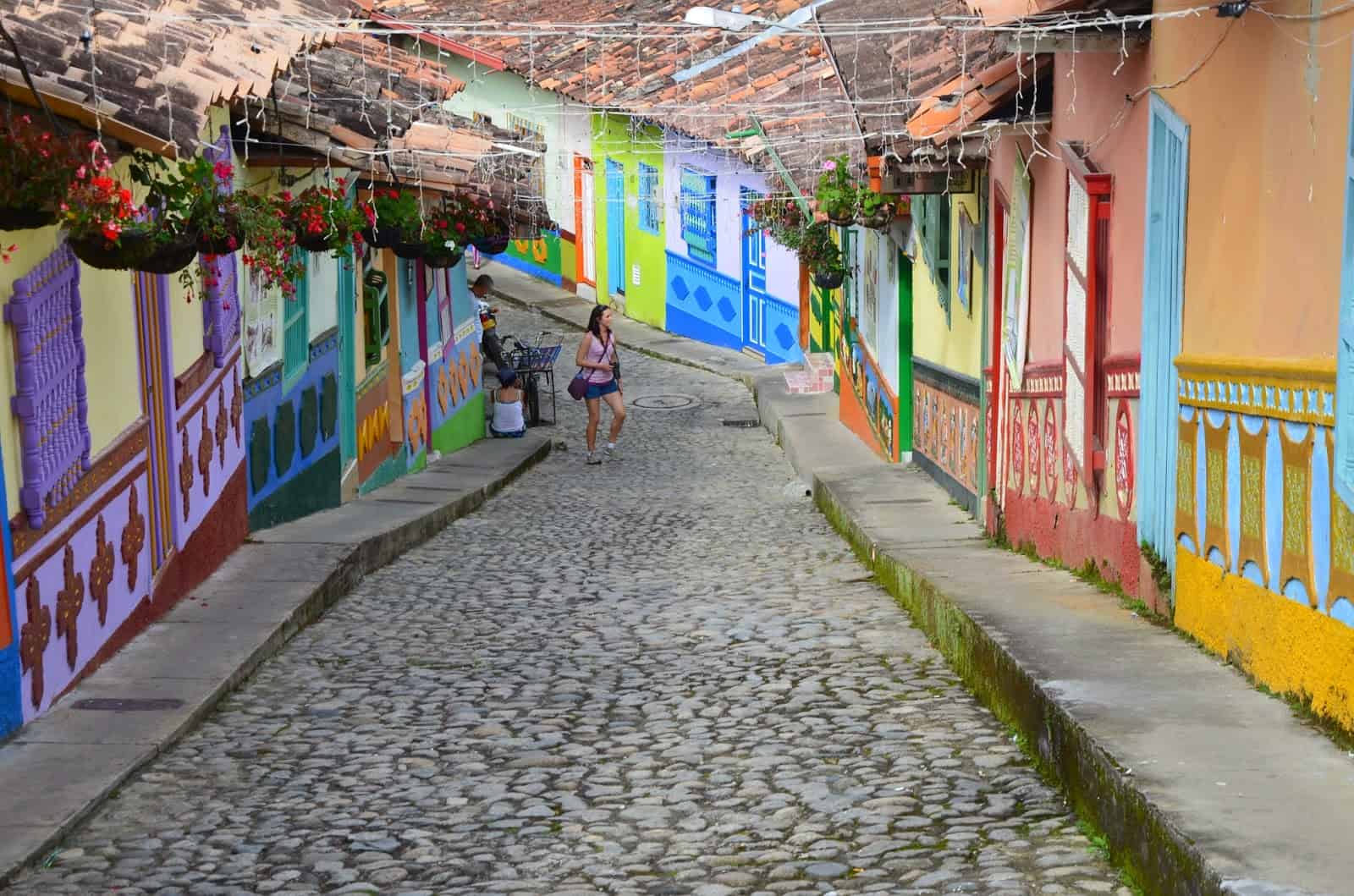 Calle del Recuerdo in Guatapé, Antioquia, Colombia