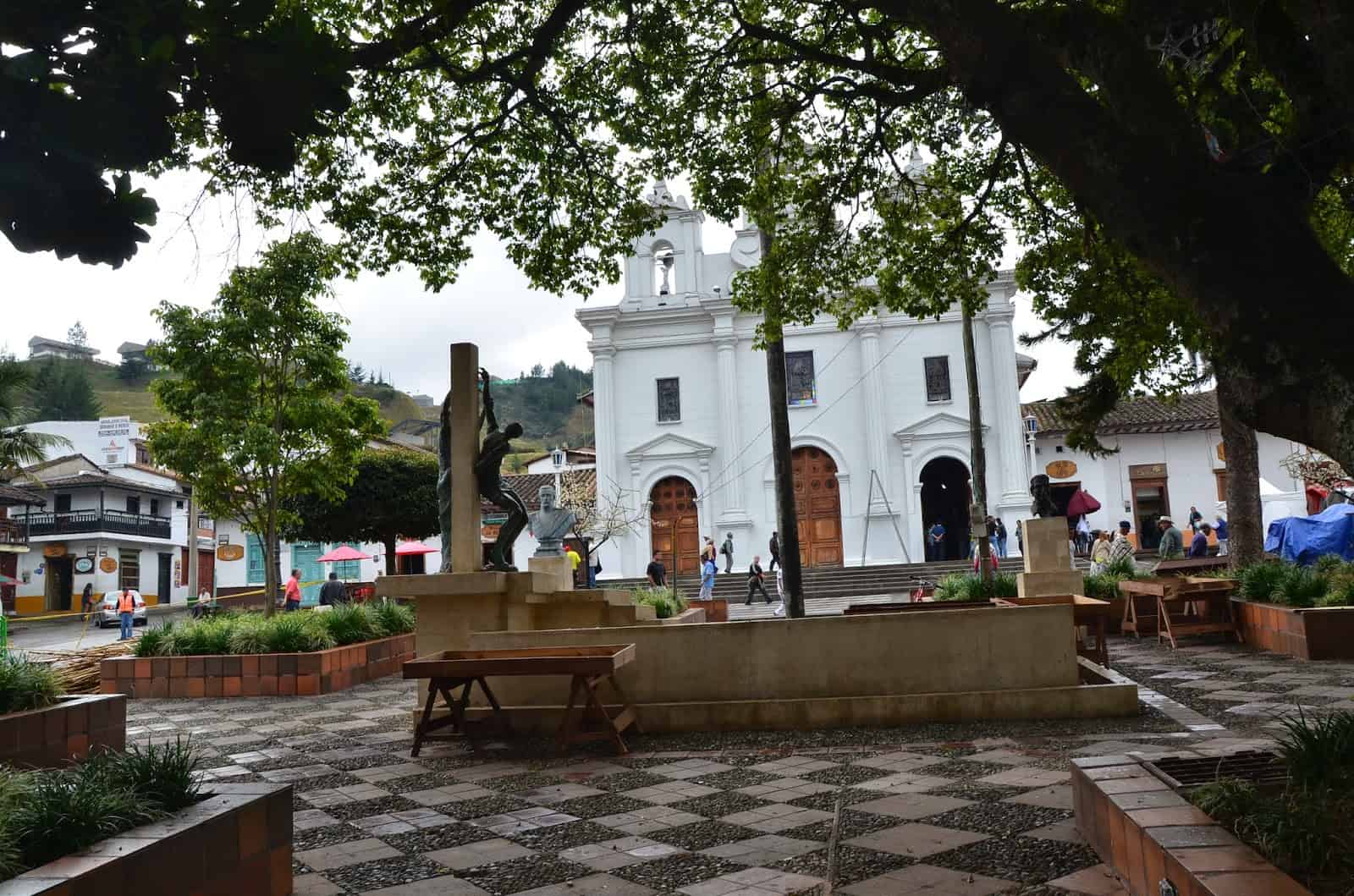 Plaza in El Retiro, Antioquia, Colombia