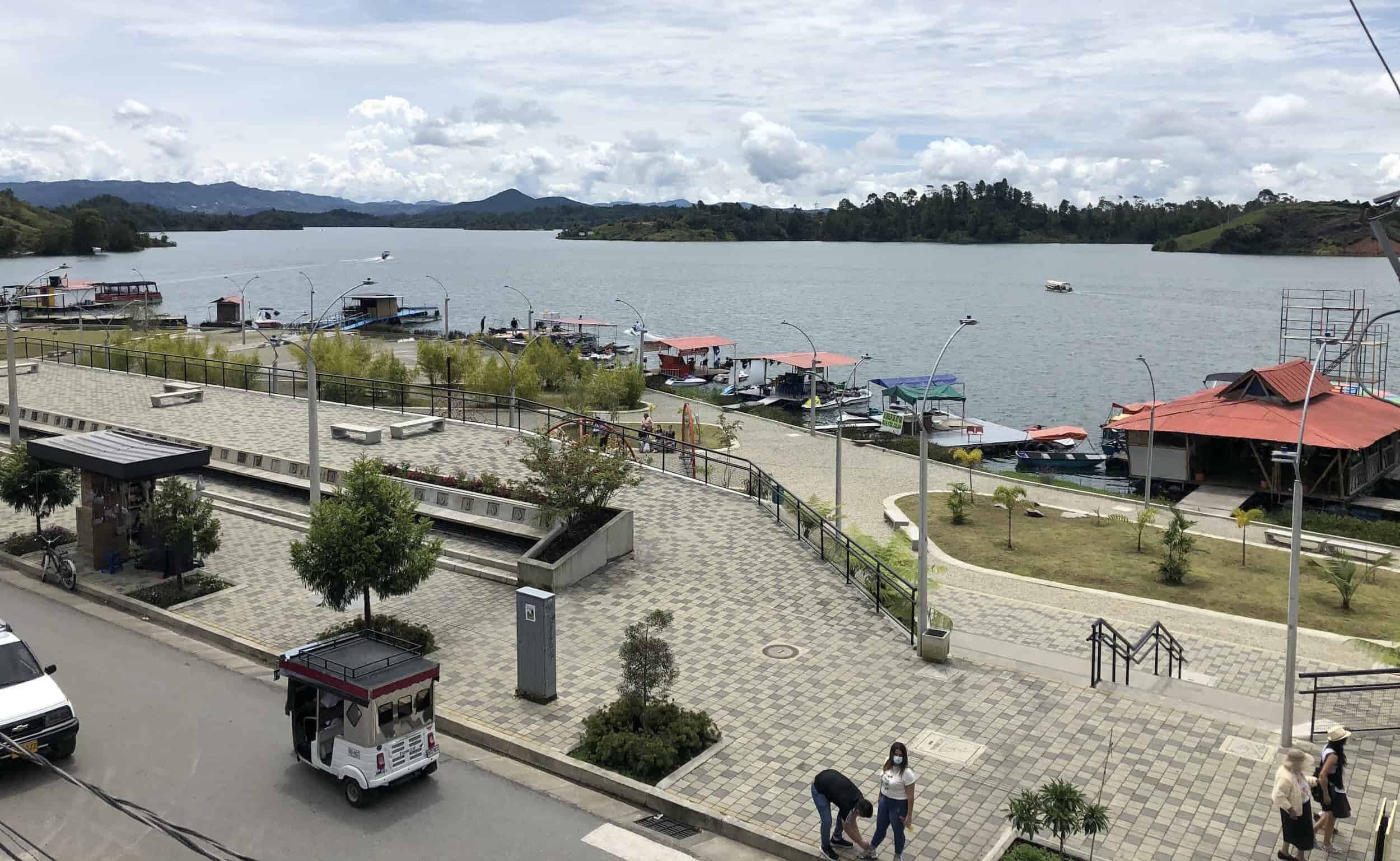 Malecón in Guatapé, Antioquia, Colombia