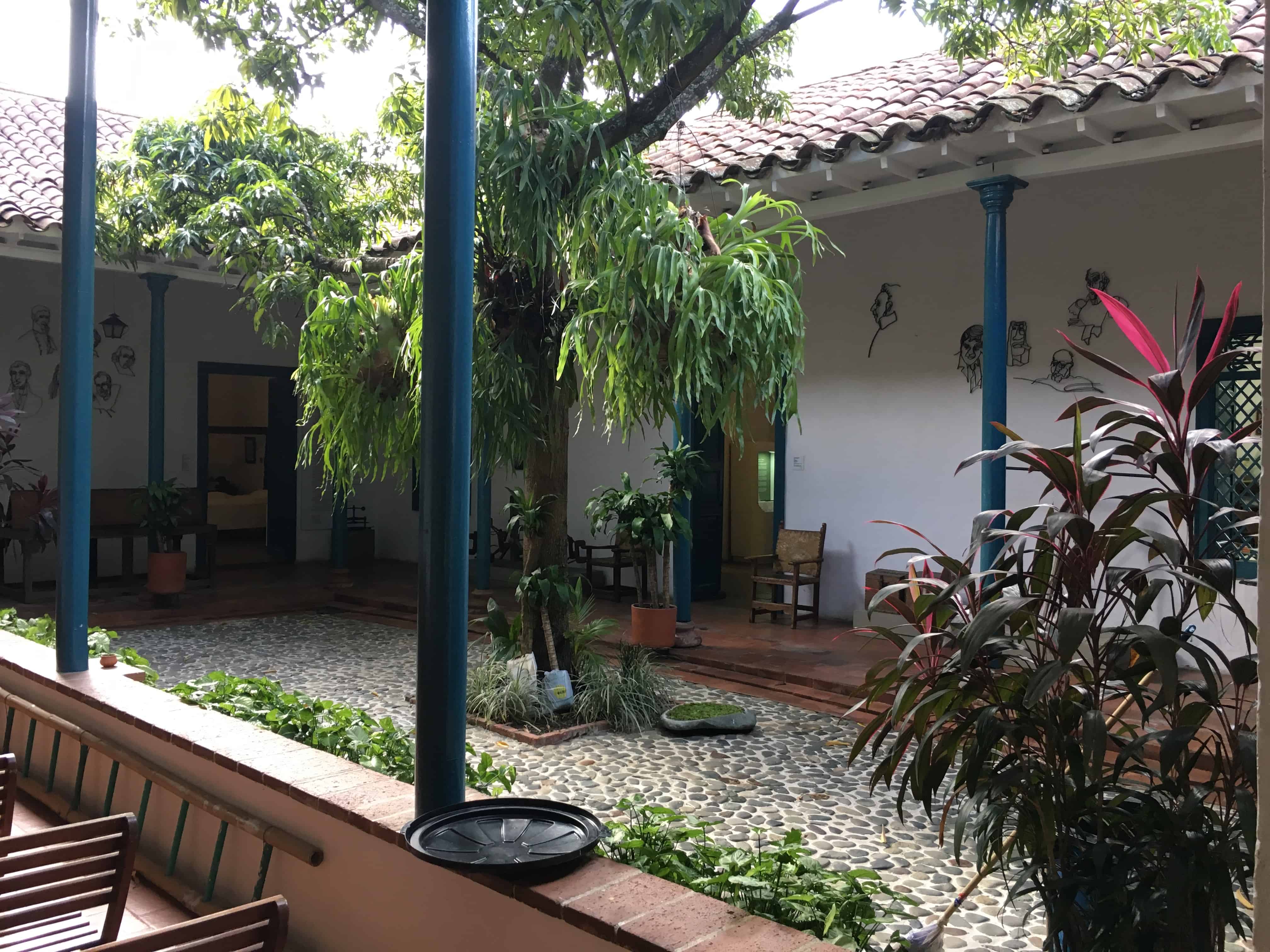 Courtyard of the Juan del Corral Museum in Santa Fe de Antioquia, Colombia