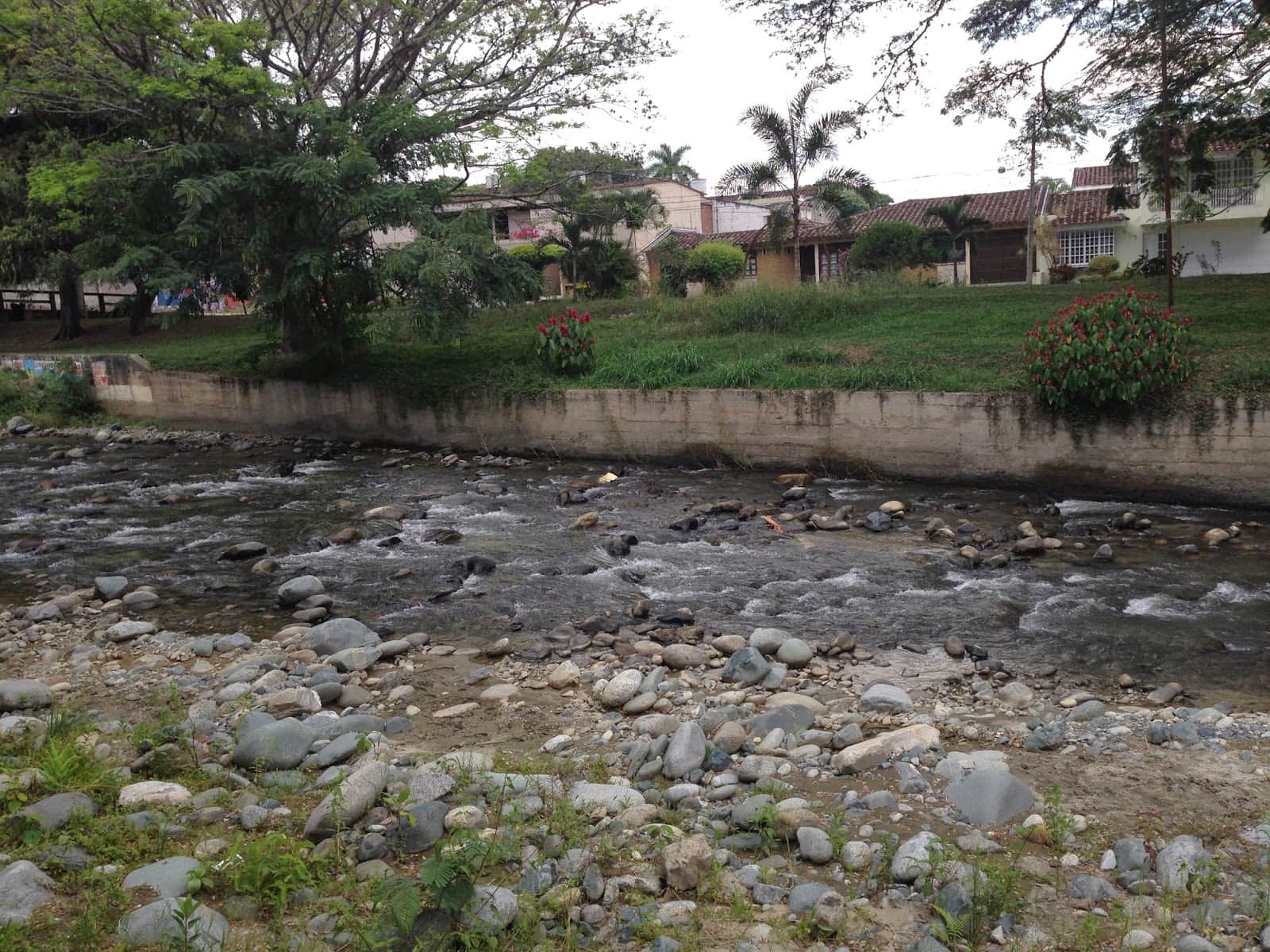 Guadalajara River in Buga, Valle del Cauca, Colombia