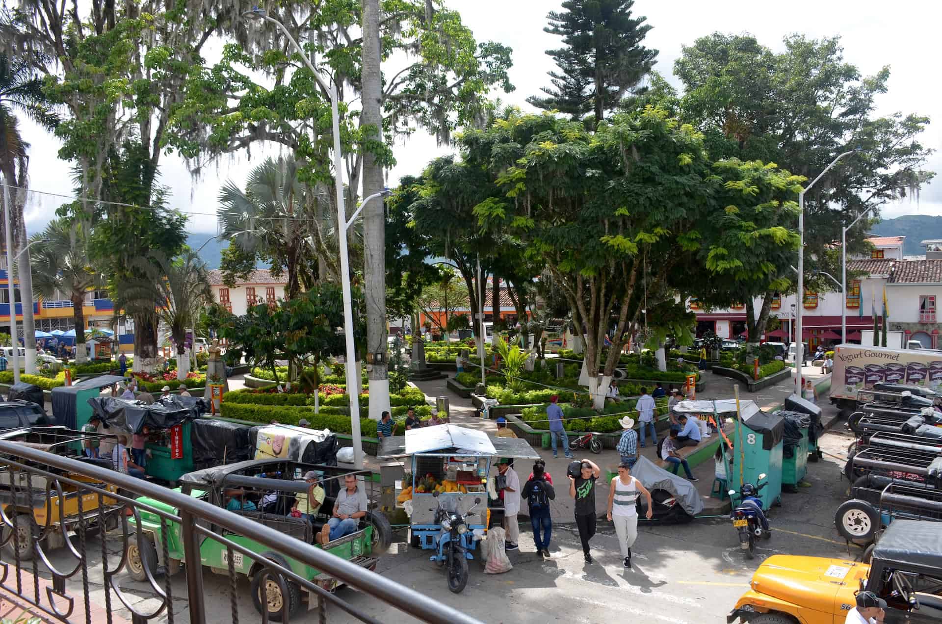 Plaza in Santuario, Risaralda, Colombia