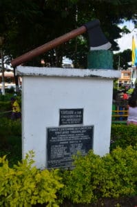 Monument to the founders of Santuario