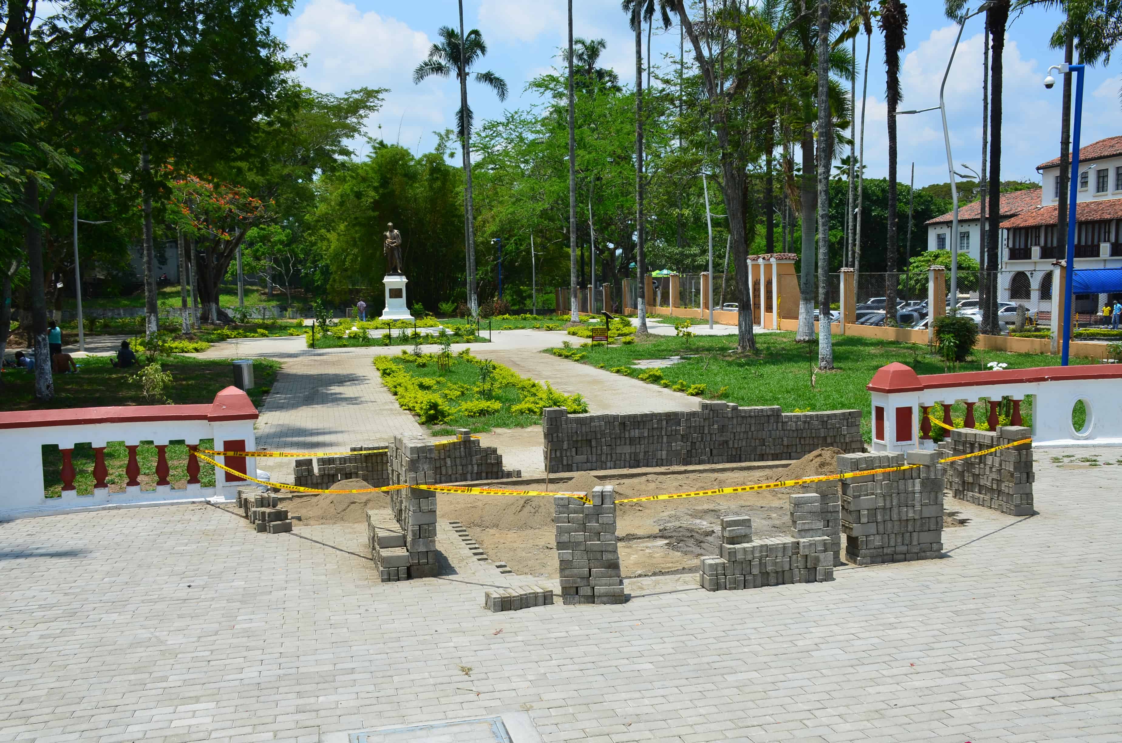 Parque de Bolívar in Buga, Valle del Cauca, Colombia