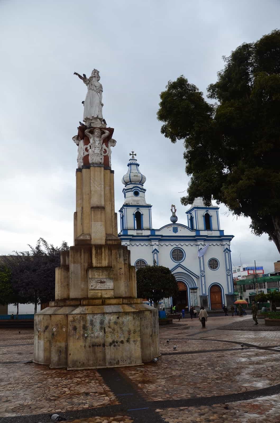Plaza La Pola in Ipiales, Nariño, Colombia