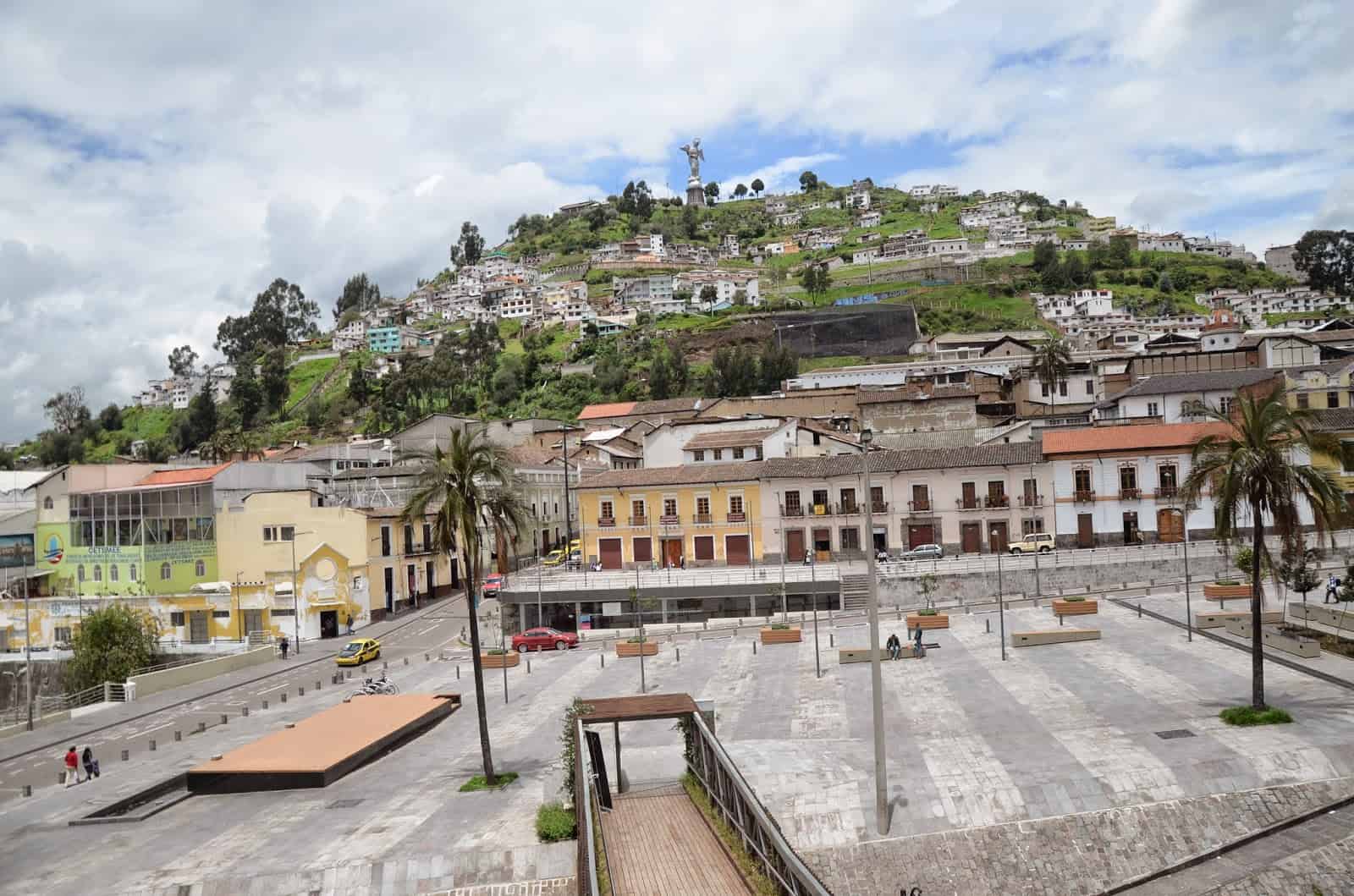El Panecillo in Quito, Ecuador
