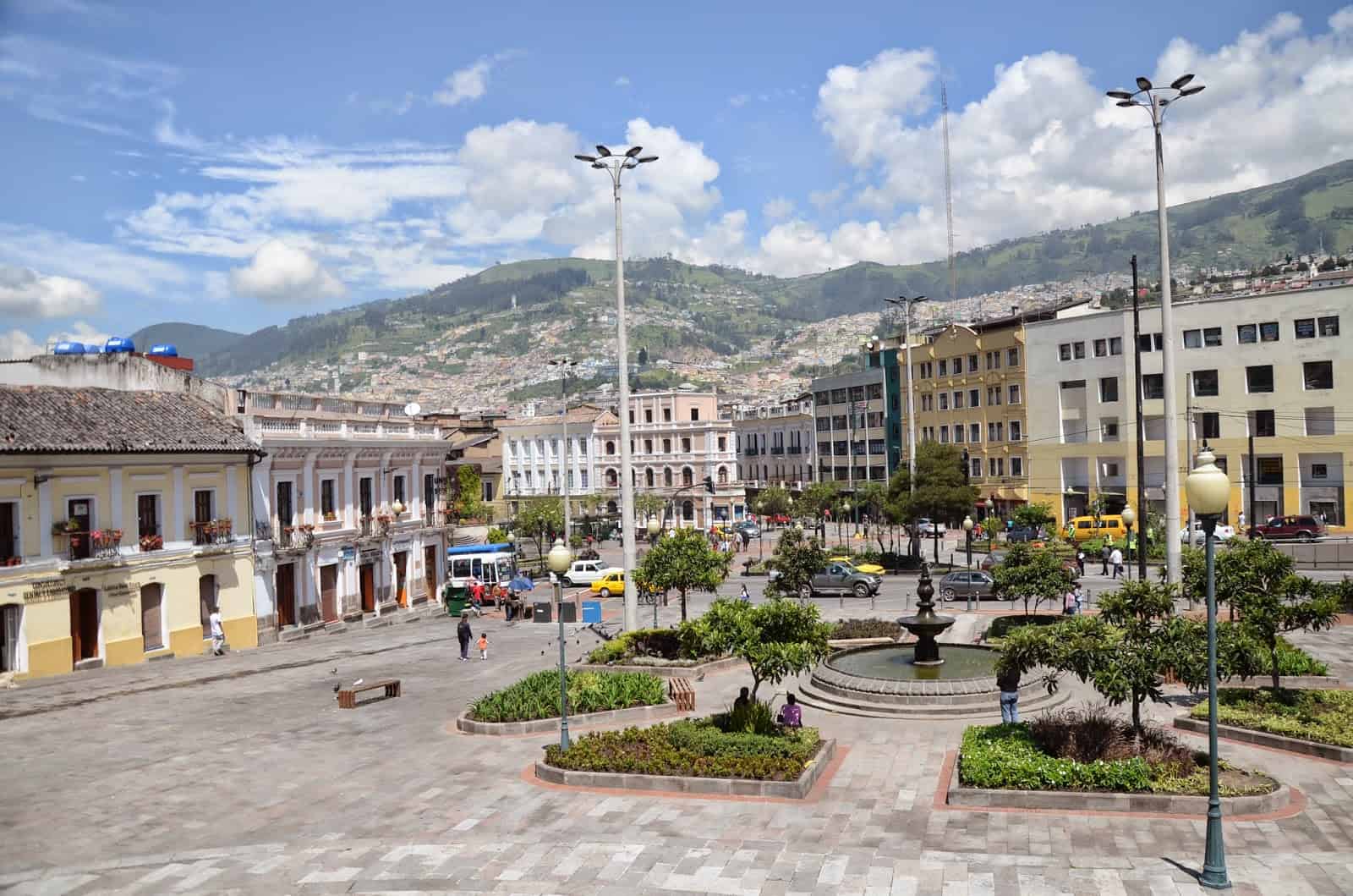 Plaza de San Blas in Quito, Ecuador