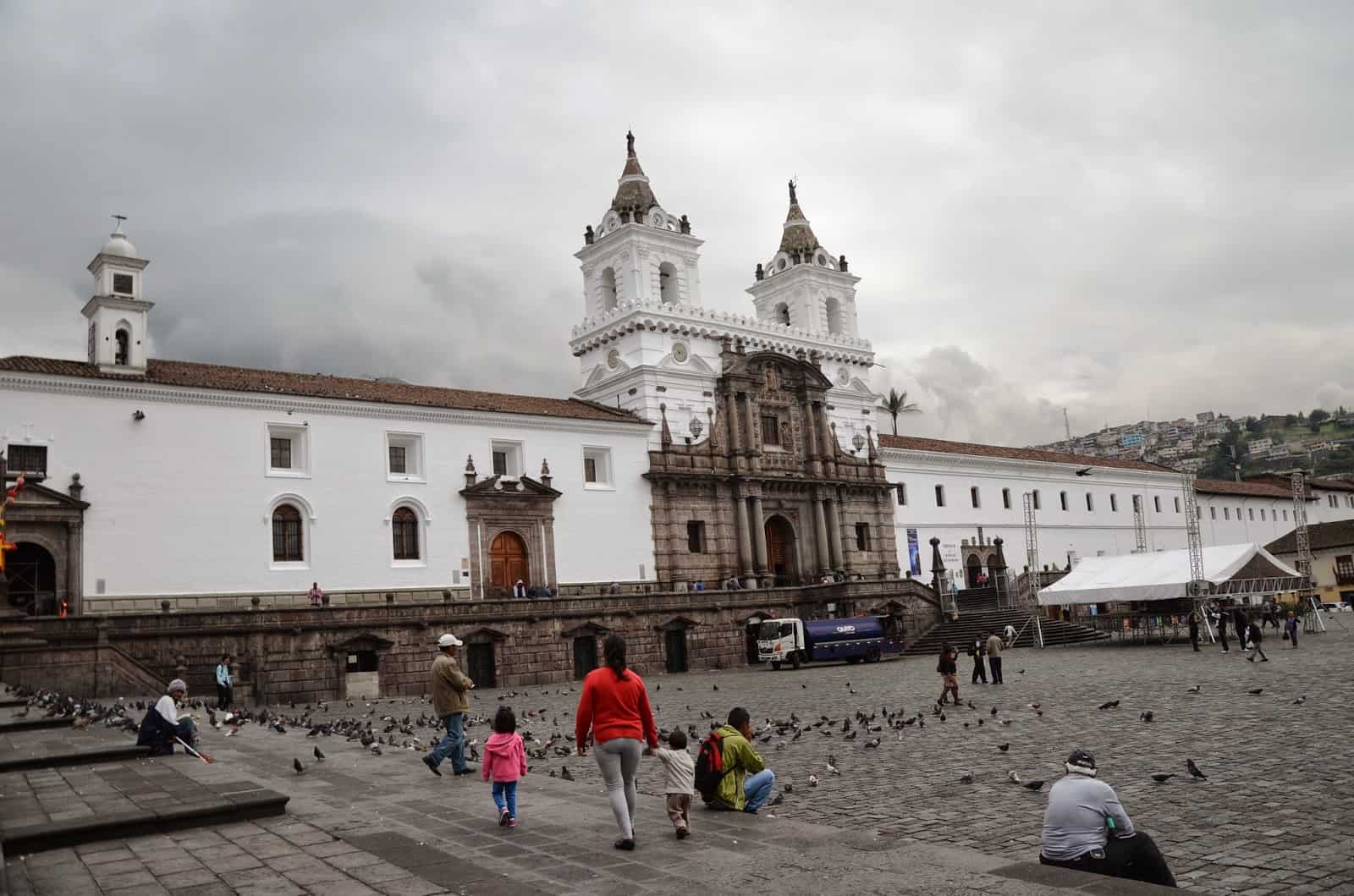 Monastery of San Francisco in Quito, Ecuador