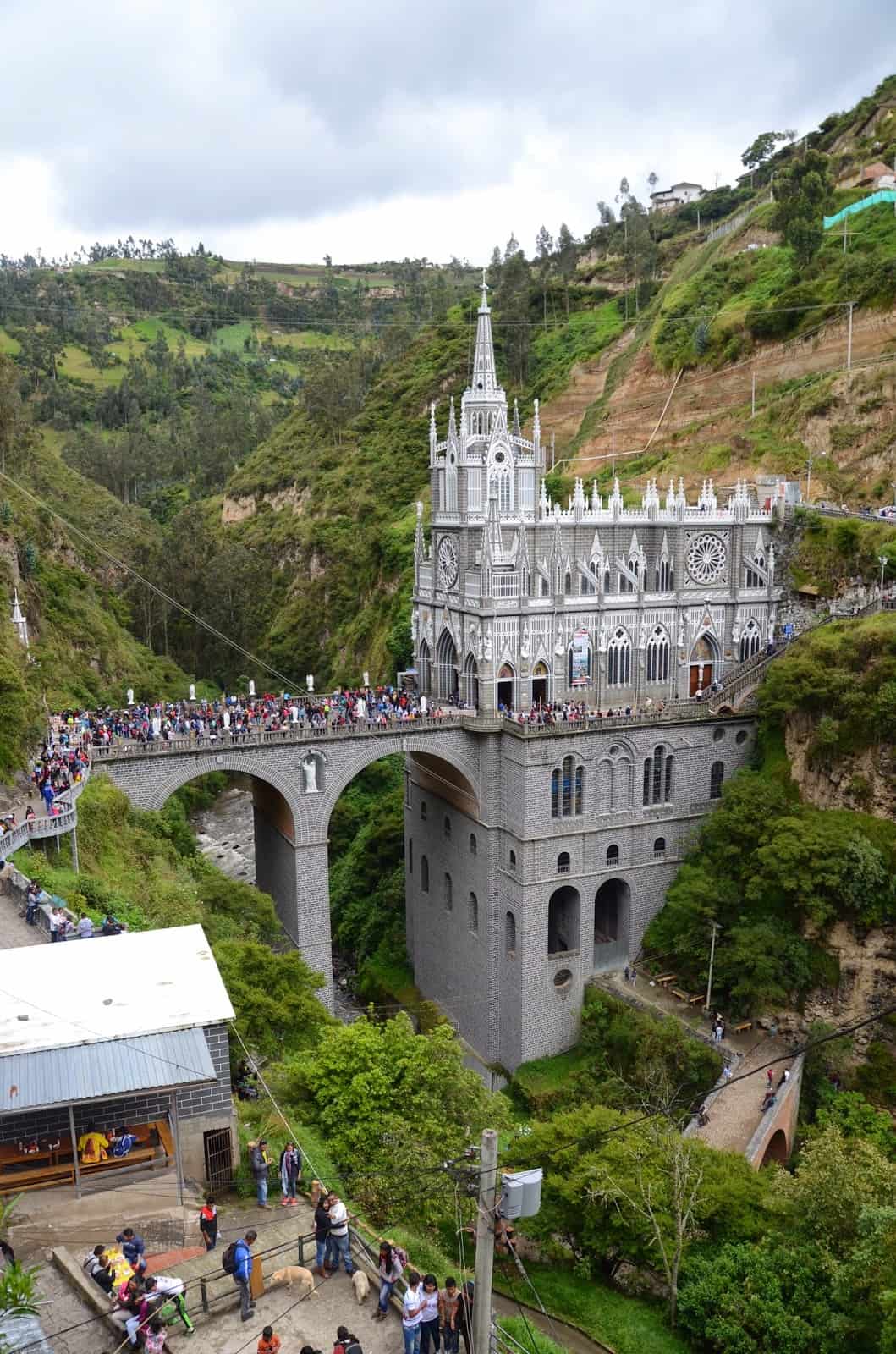 Las Lajas Sanctuary near Ipiales, Nariño, Colombia