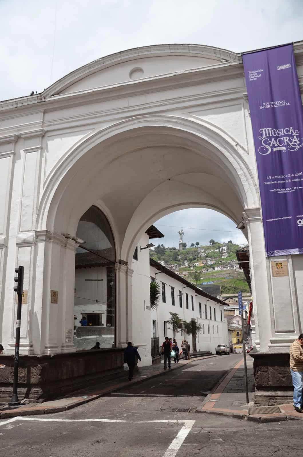 Queen's Arch in Quito, Ecuador