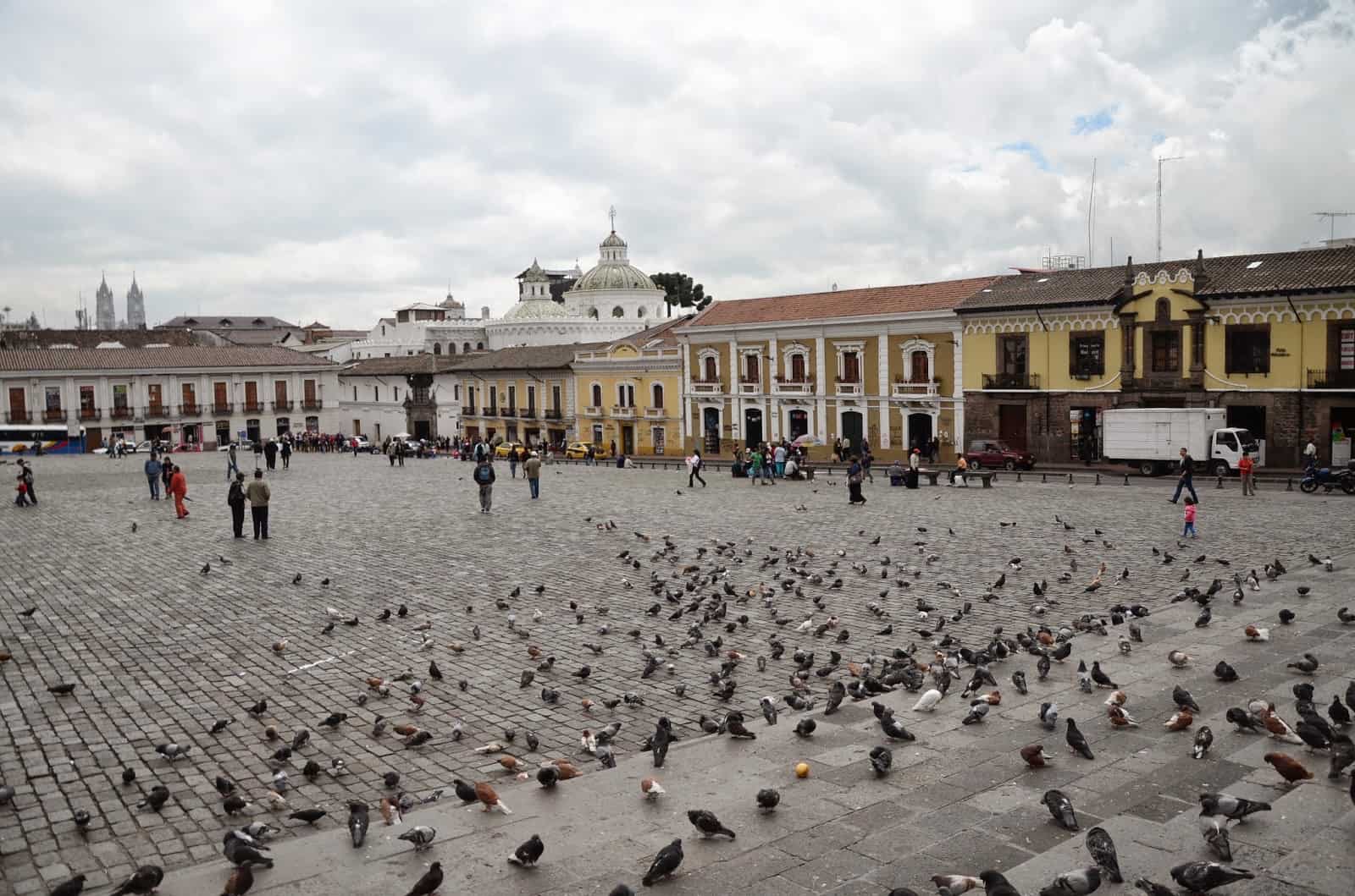 Plaza de San Francisco in Quito, Ecuador
