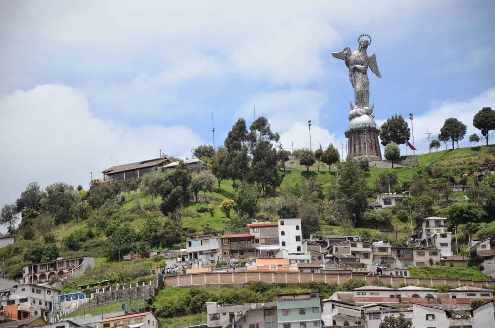 El Panecillo in Quito, Ecuador