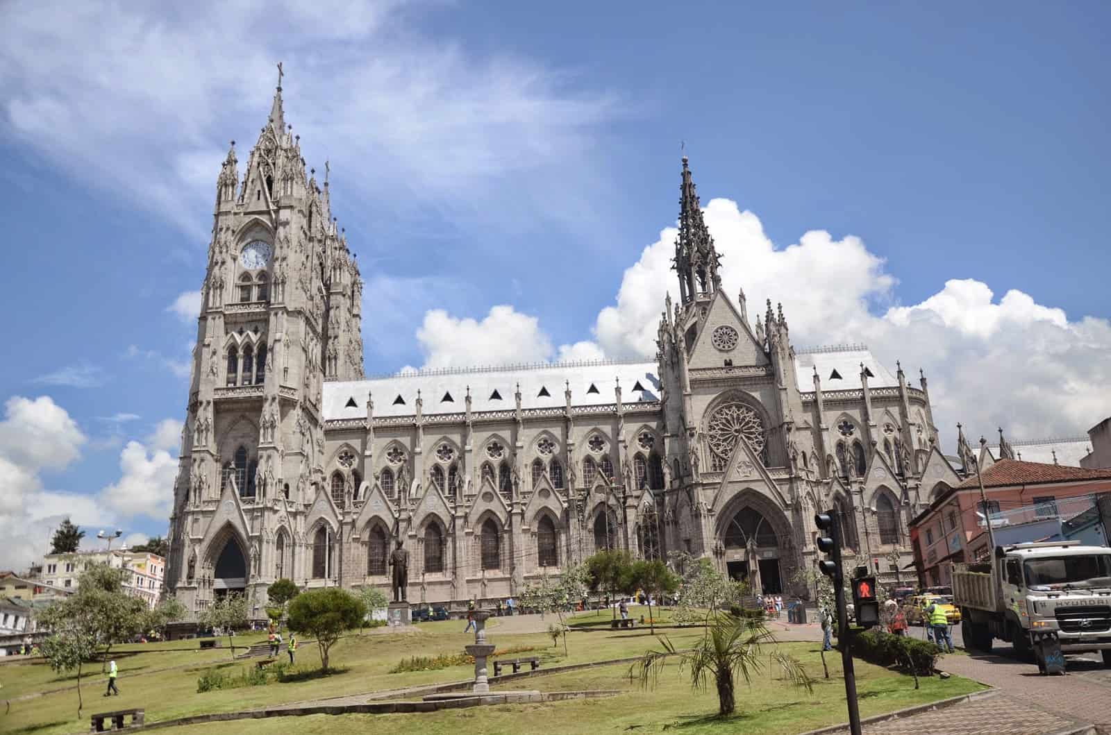Basílica del Voto Nacional in Quito, Ecuador