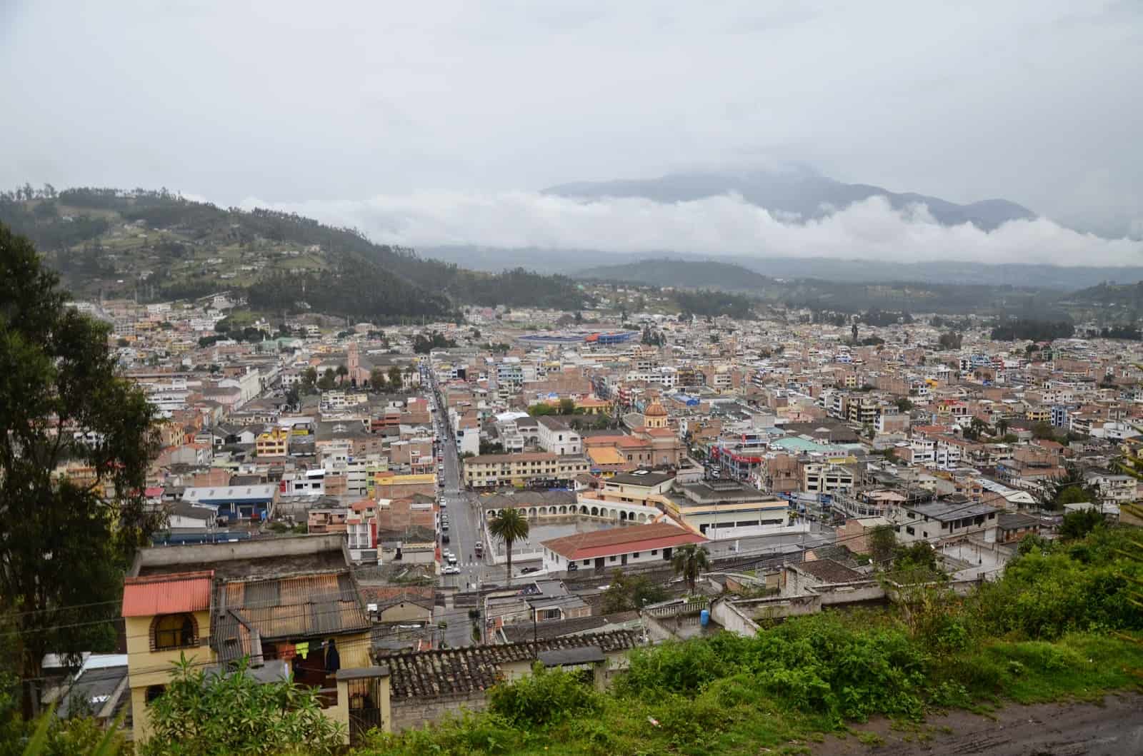 View of Otavalo, Ecuador