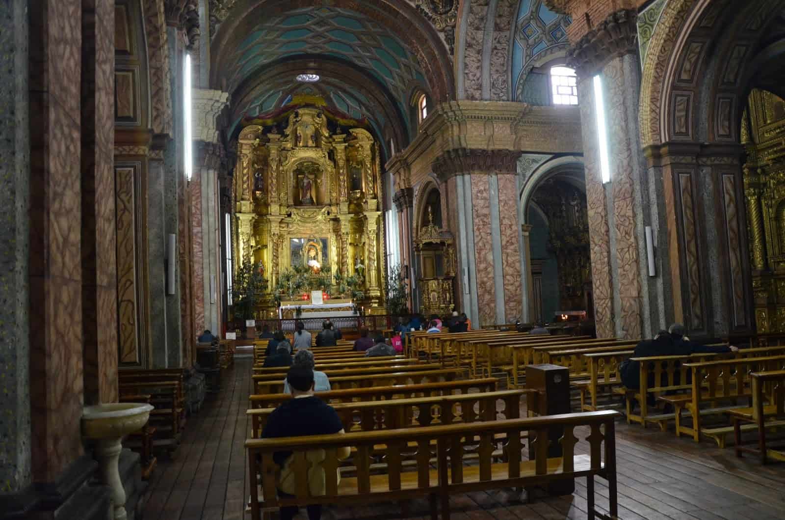 Church of the Sanctuary in Quito, Ecuador