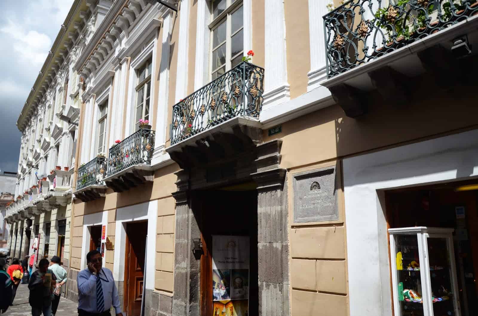 Home of María Augusta Urrutia in Quito, Ecuador