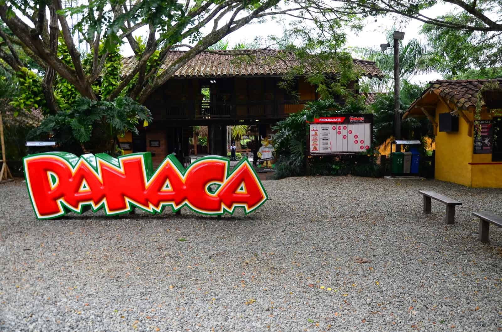 Entrance to Panaca in Colombia