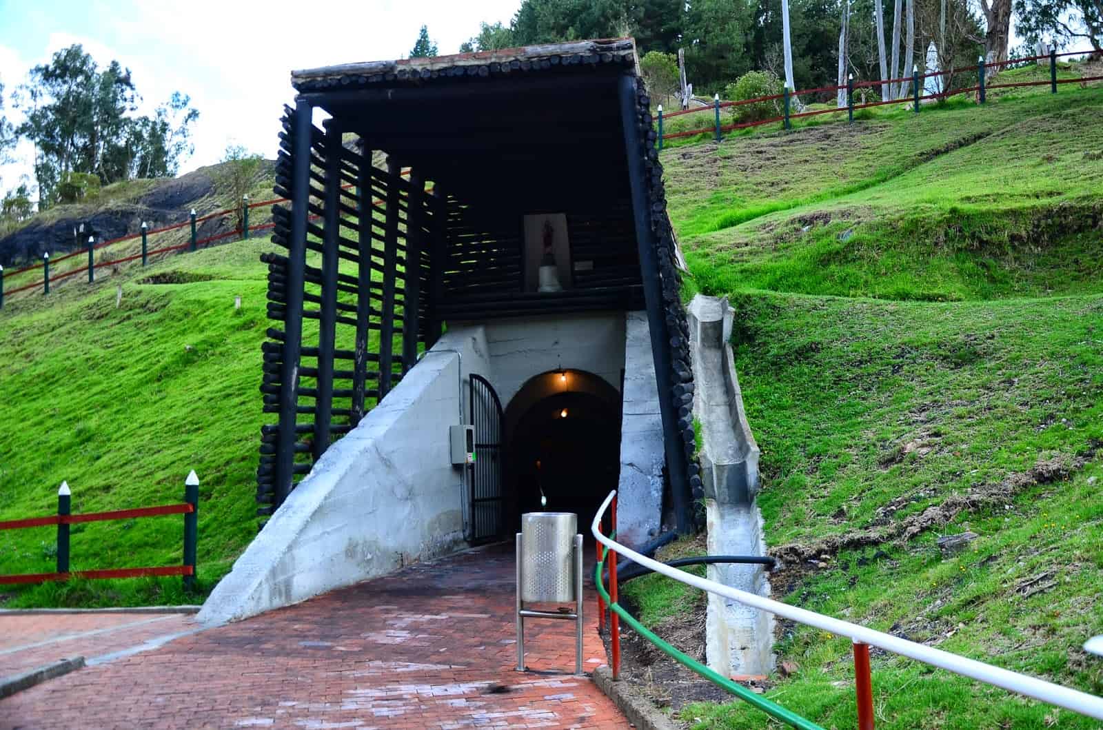 Entrance to the Mina de Sal in Nemocón, Cundinamarca, Colombia