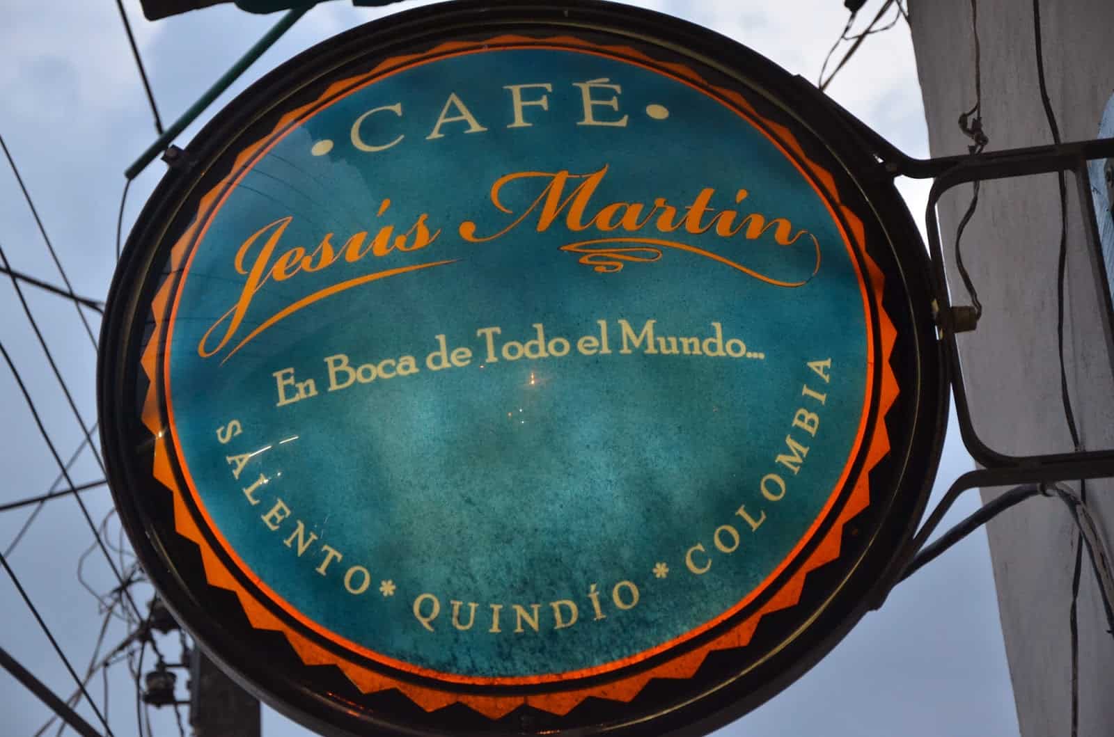 Café Jesús Martín in Salento, Quindío, Colombia