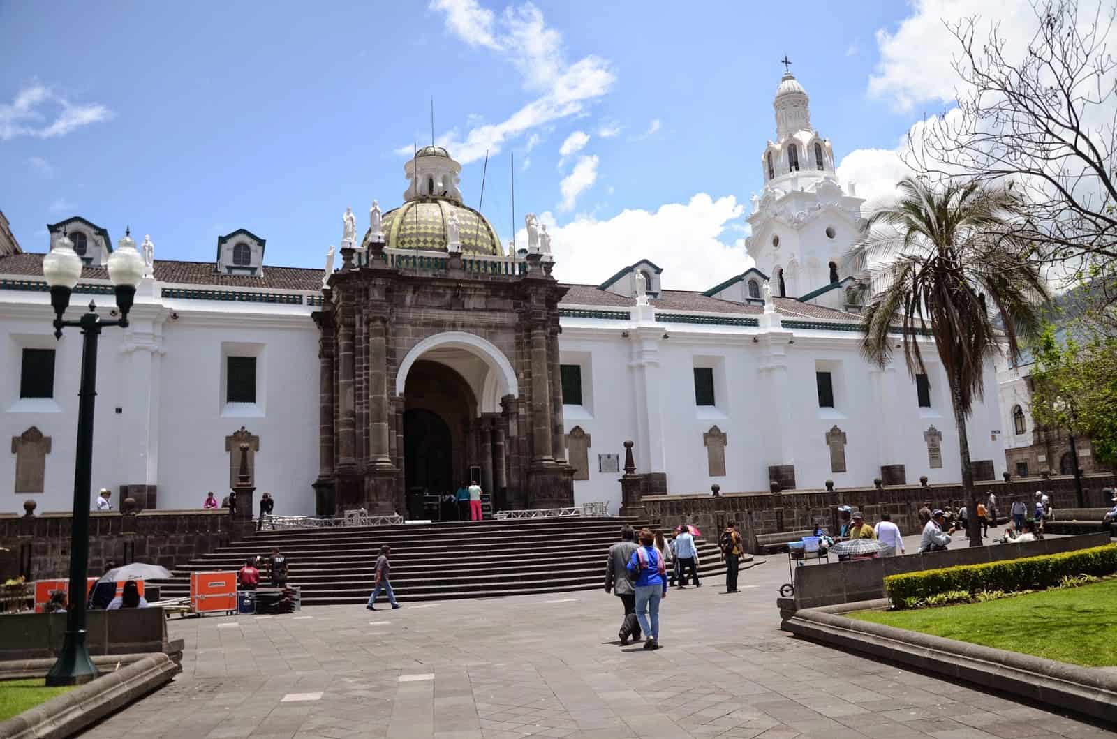 Catedral Metropolitana on Plaza Grande in Quito, Ecuador