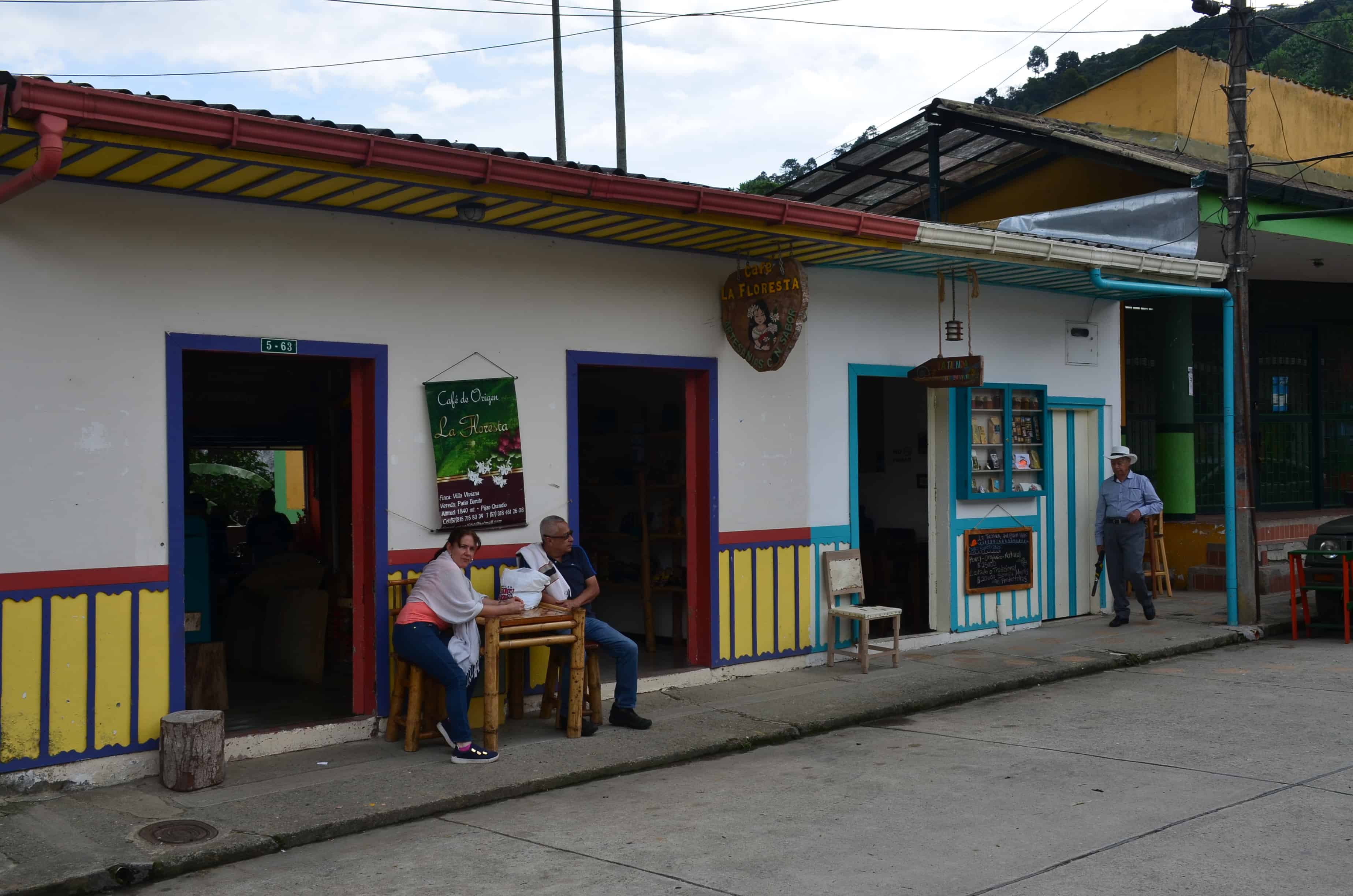 Café La Floresta in Pijao, Quindío, Colombia
