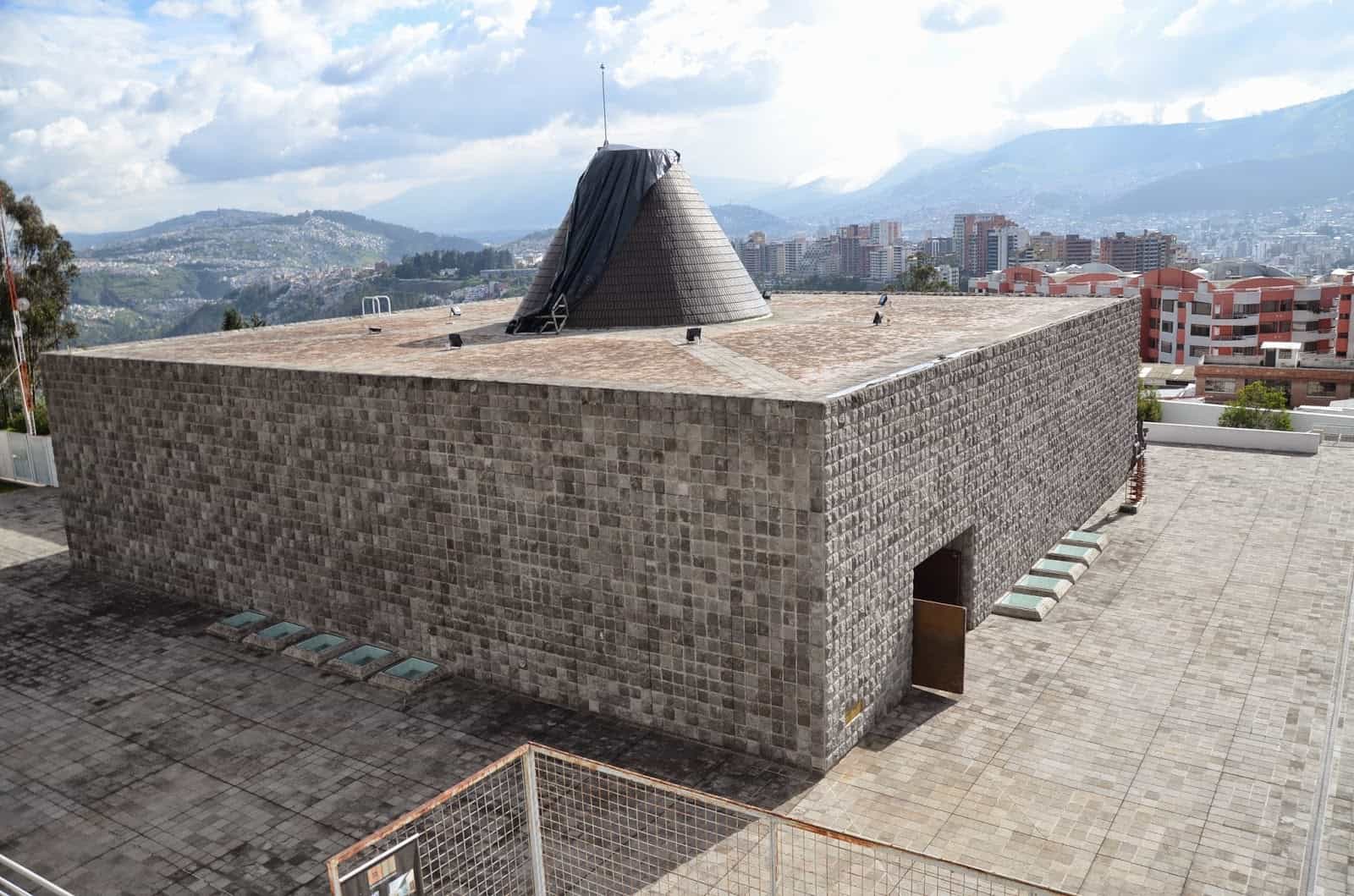 Chapel of Man at Museo Guayasamín in Quito, Ecuador
