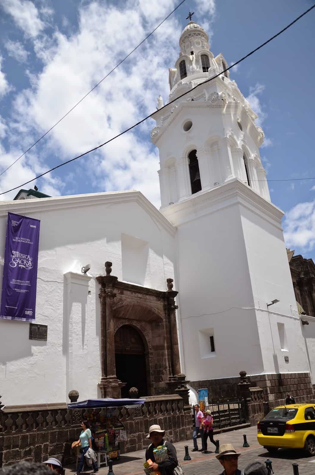 Iglesia de El Sagrario in Quito, Ecuador