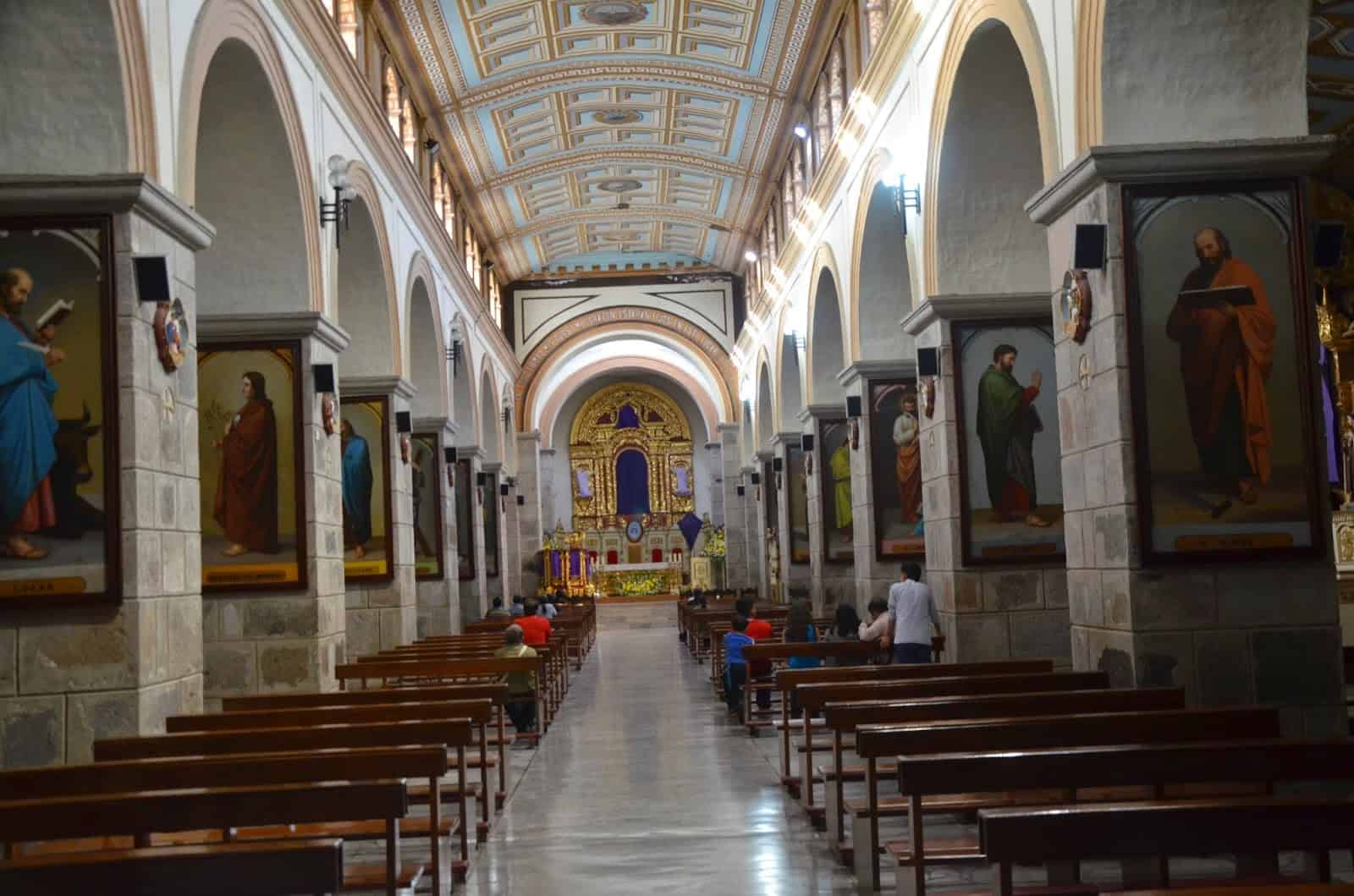 Cathedral on Parque Pedro Moncayo in Ibarra, Ecuador