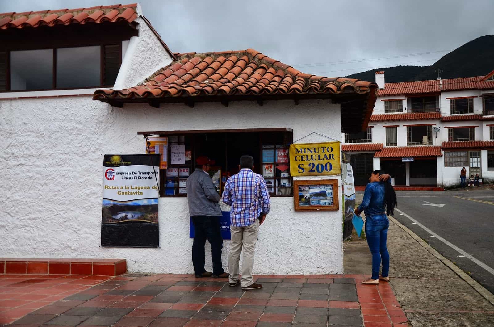 Lineas El Dorado office in Guatavita, Cundinamarca, Colombia