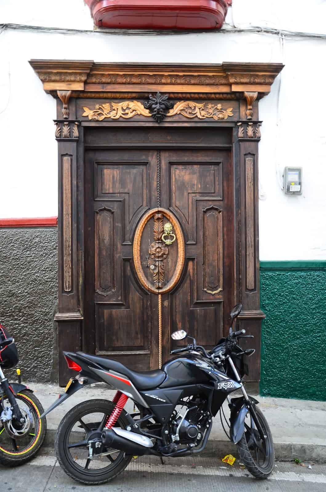 A door in Salamina, Caldas, Colombia