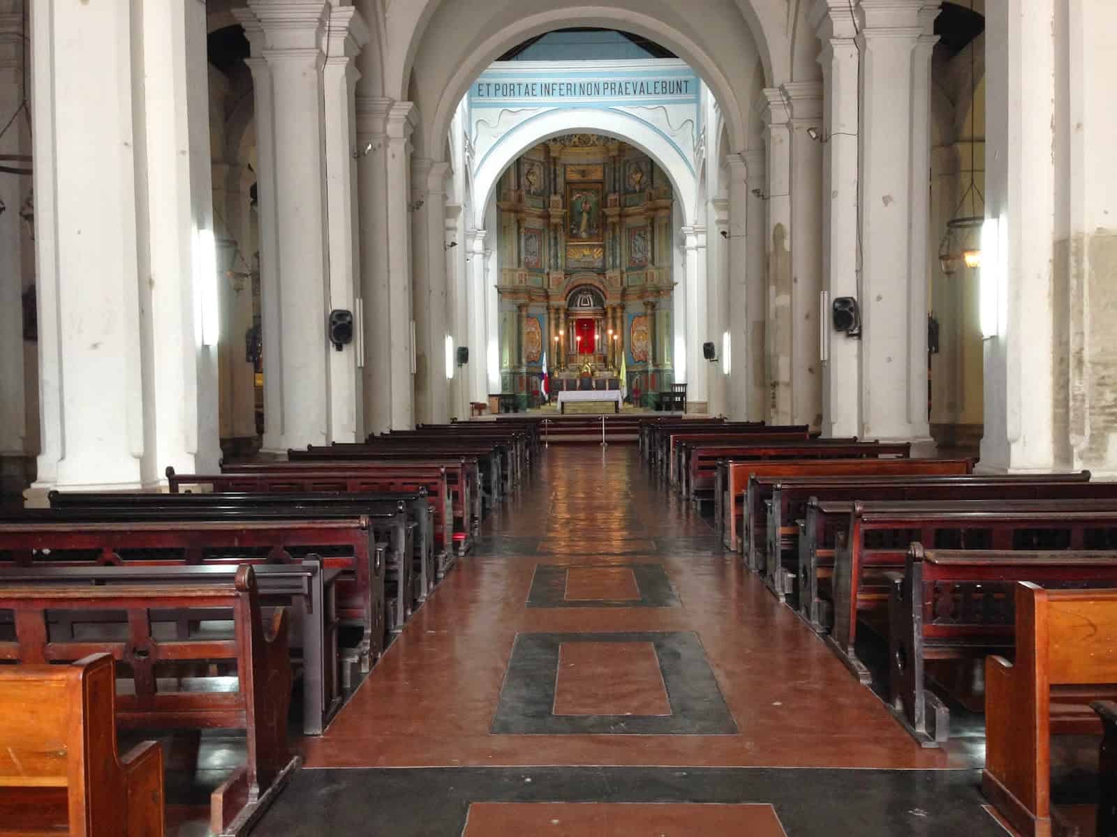 Catedral Metropolitana on Plaza Mayor in Casco Viejo, Panama City