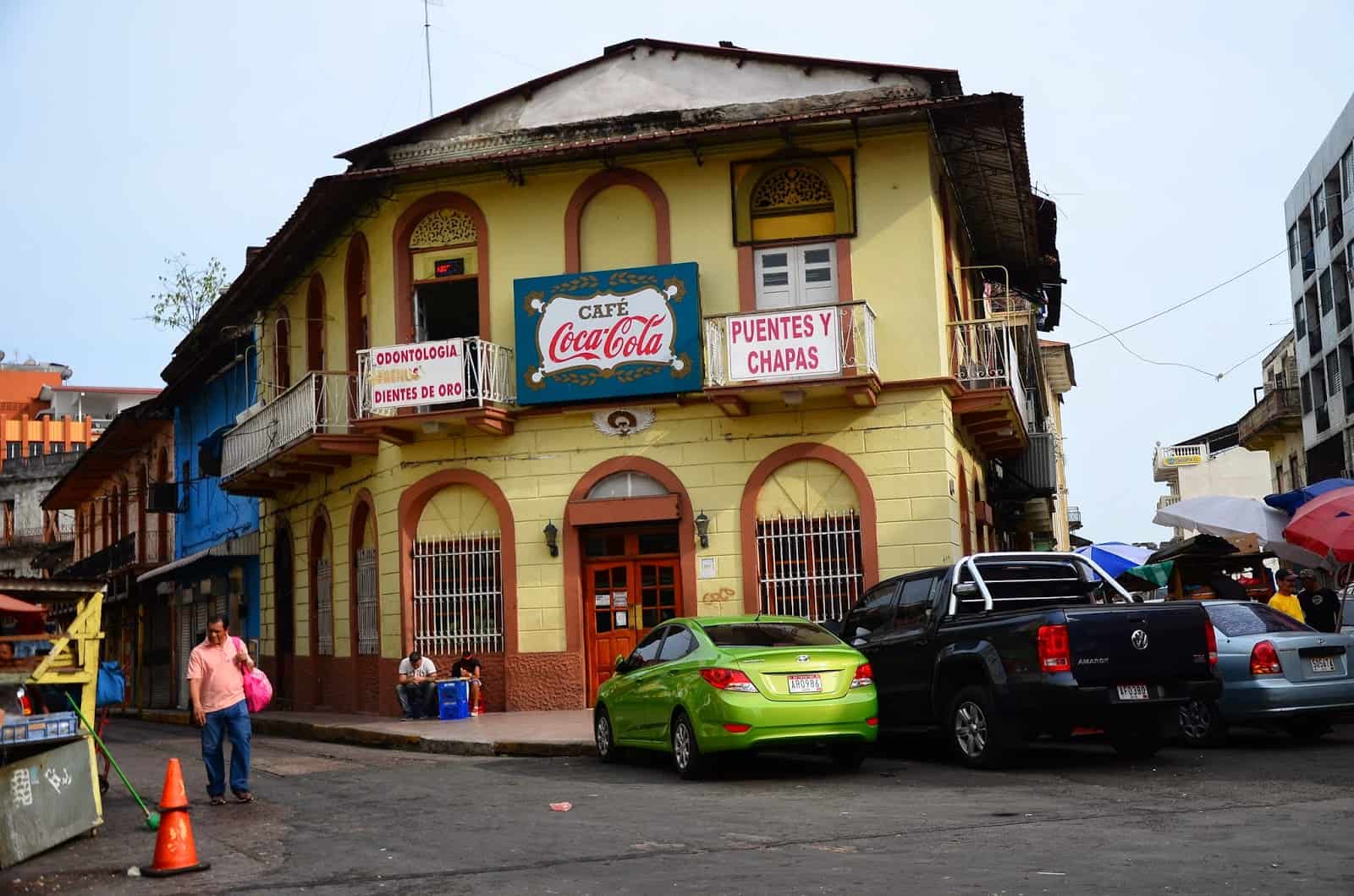 Café Coca-Cola in Casco Viejo, Panama City