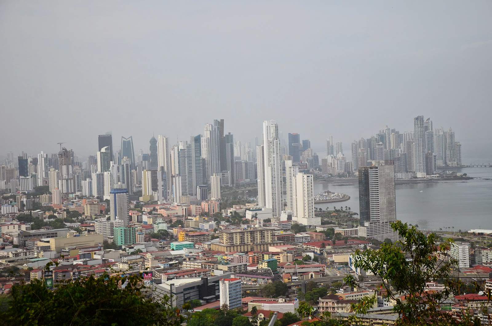 Panama City skyline from Cerro Ancón