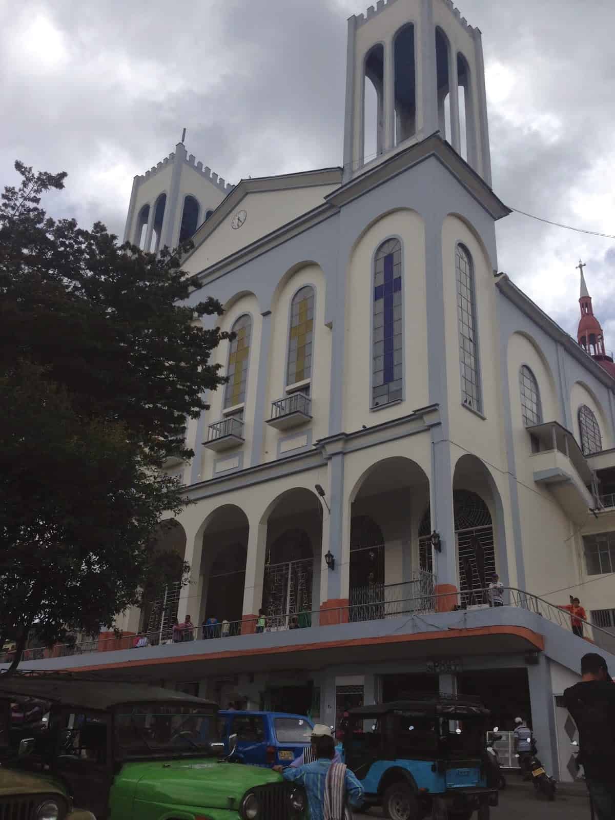 Church in Aranzazu, Caldas, Colombia
