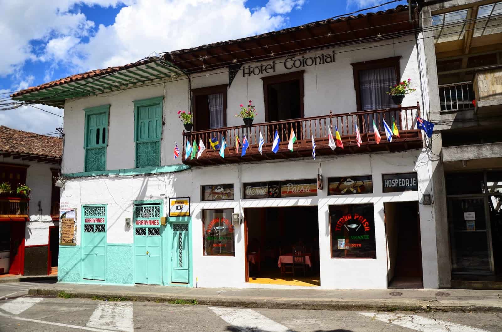 Hotel Colonial in Salamina, Caldas, Colombia