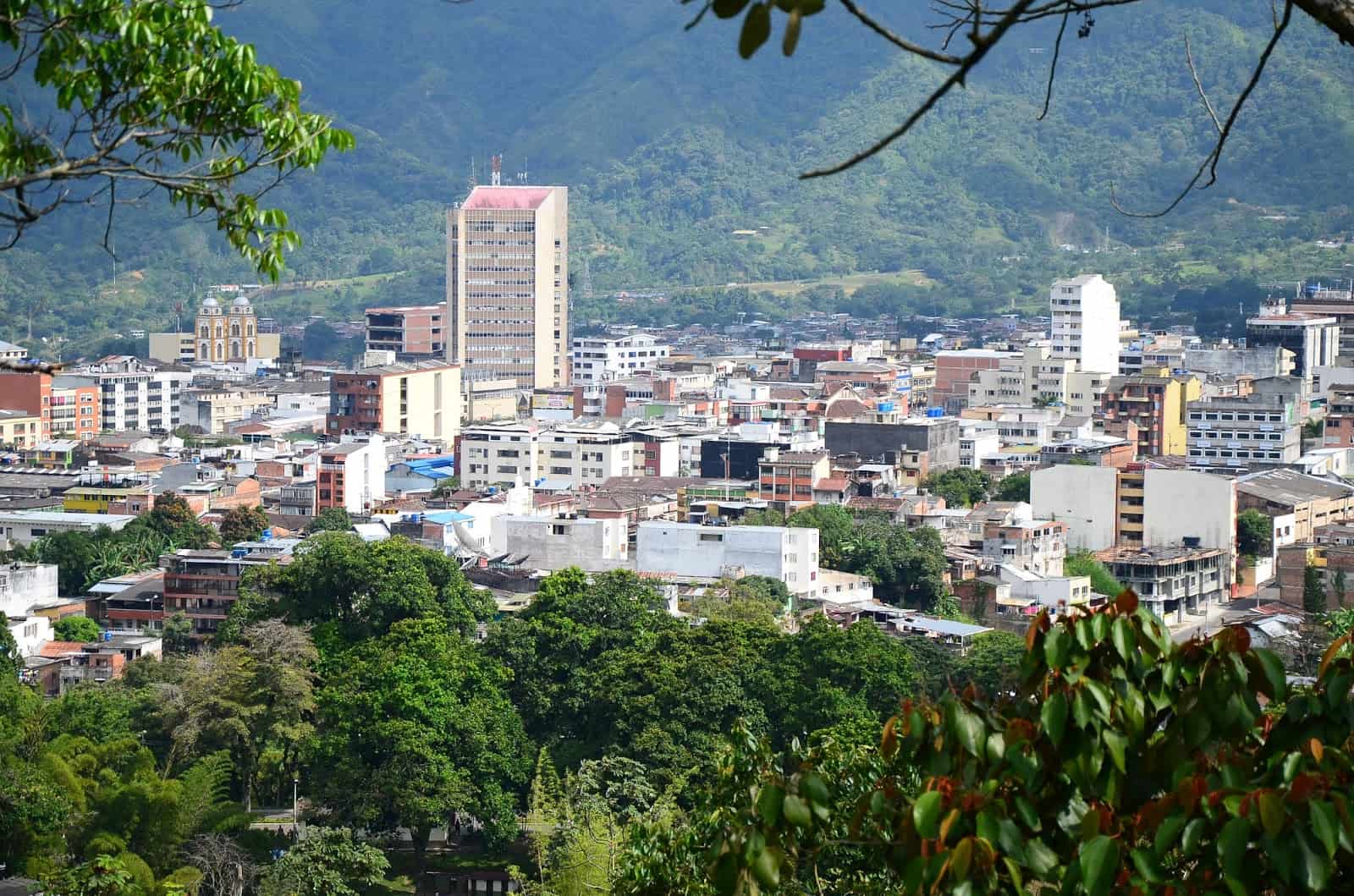 View from Sugarloaf Hill in Ibagué, Tolima, Colombia