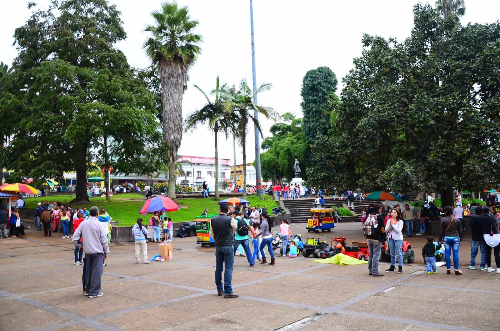 Plaza in Manizales, Caldas, Colombia