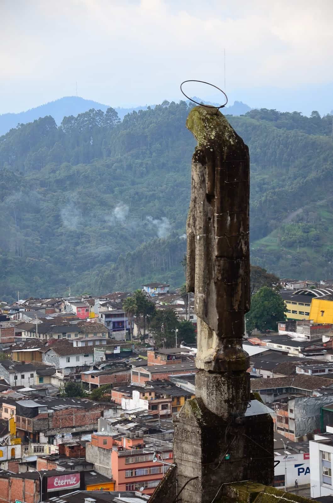 View from the Catedral de Manizales in Colombia