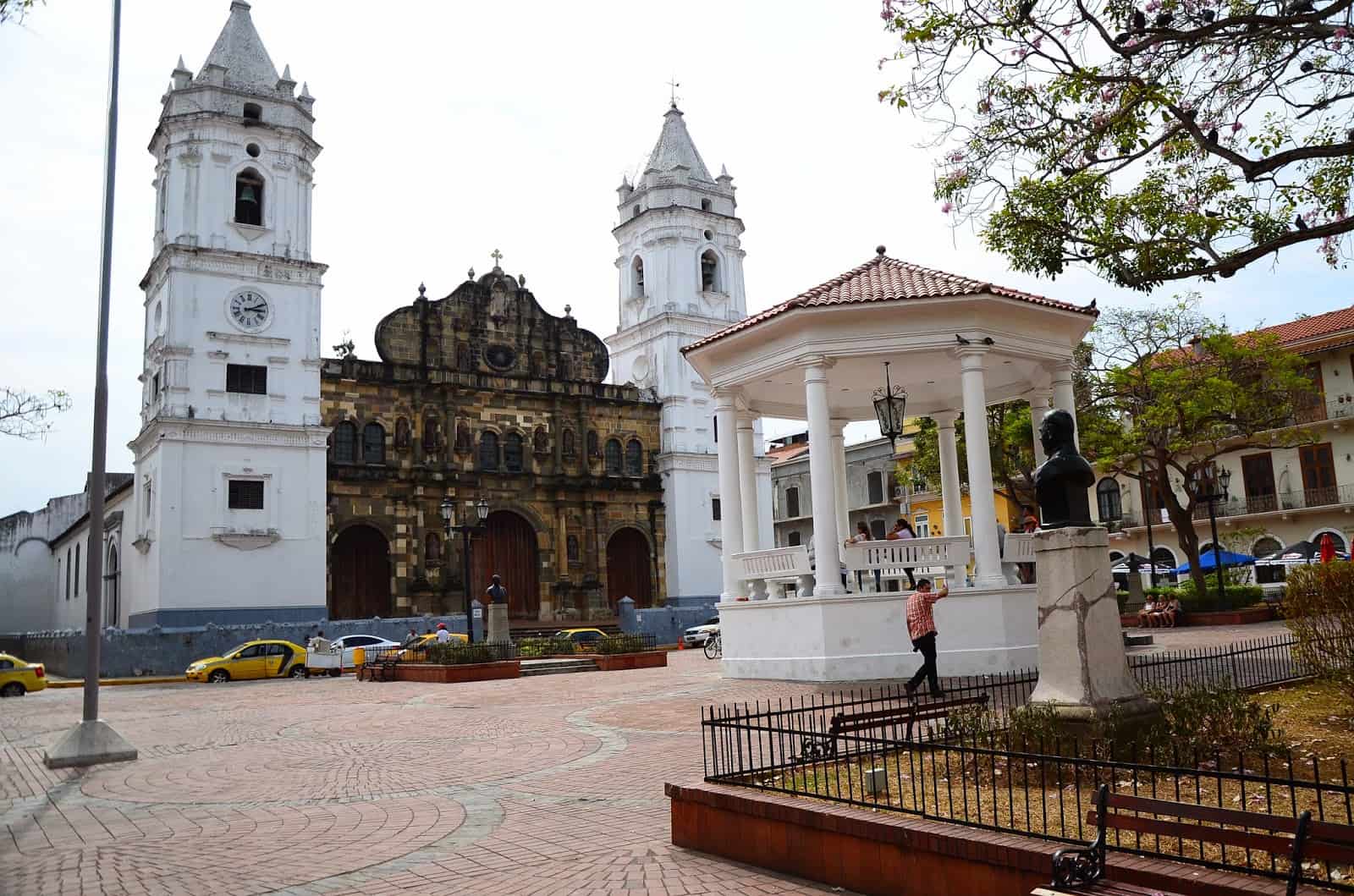 Plaza Mayor in Casco Viejo, Panama City