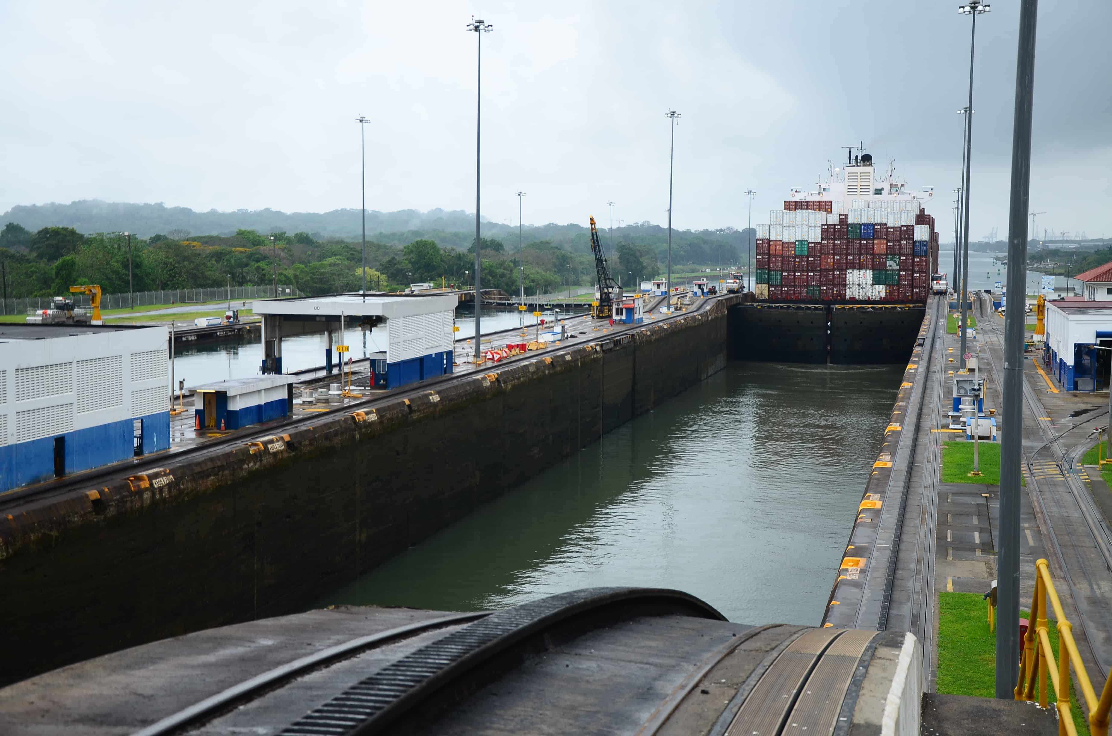 Gatún Locks on the Panama Canal