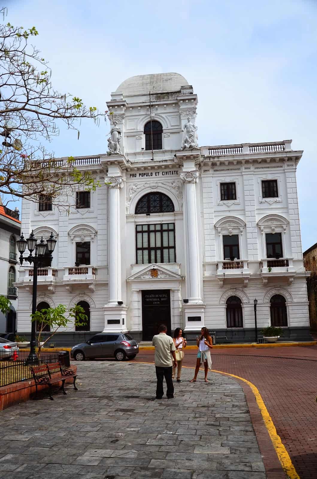Municipal Palace on Plaza Mayor in Casco Viejo, Panama City
