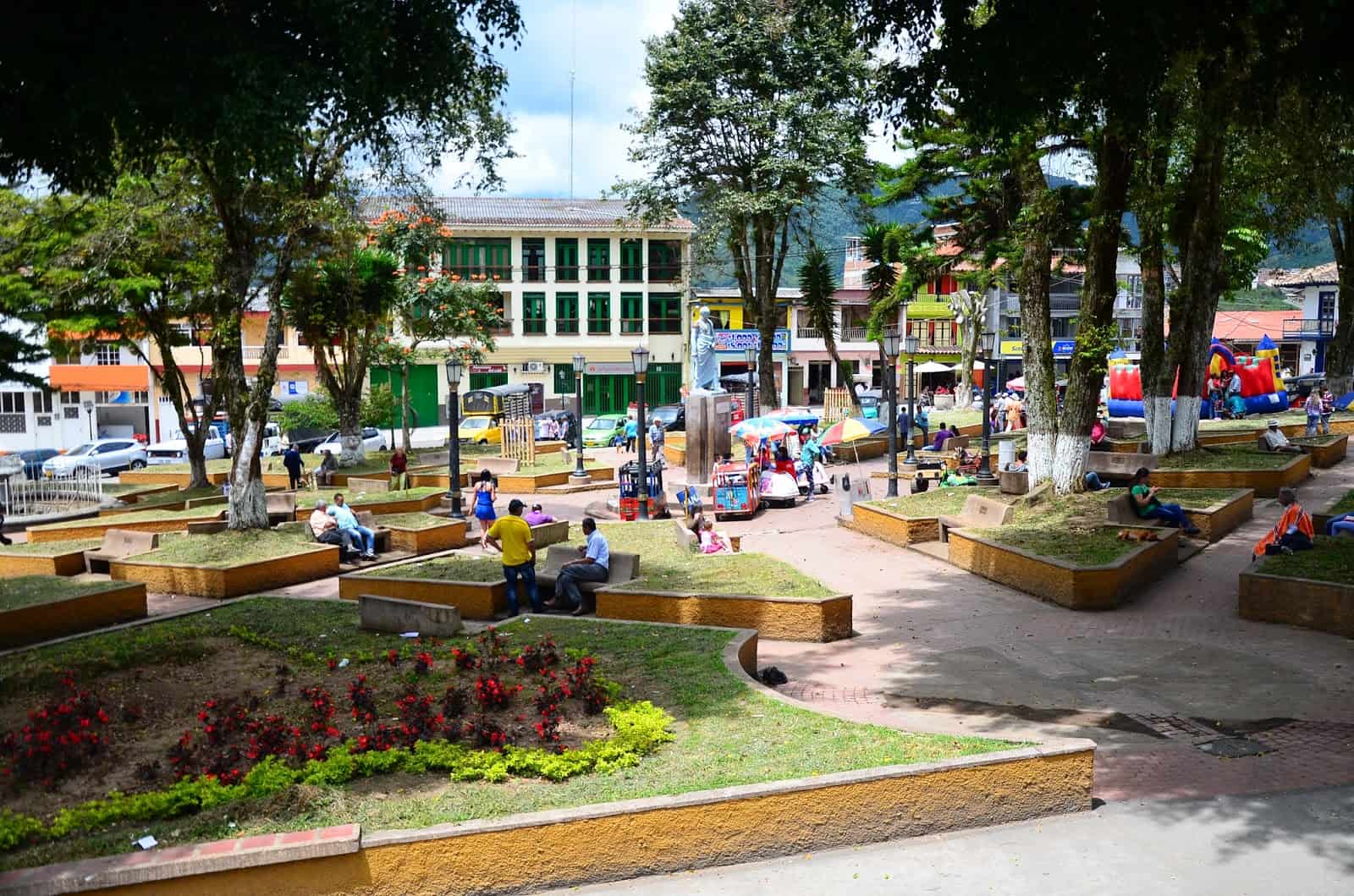 Plaza in Neira, Caldas, Colombia
