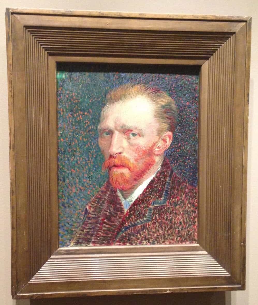 Van Gogh Self Portrait at the Art Institute of Chicago