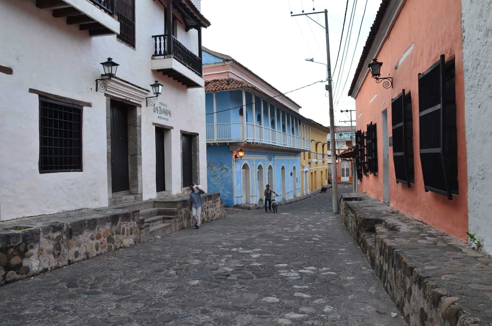 A street in Honda, Tolima, Colombia