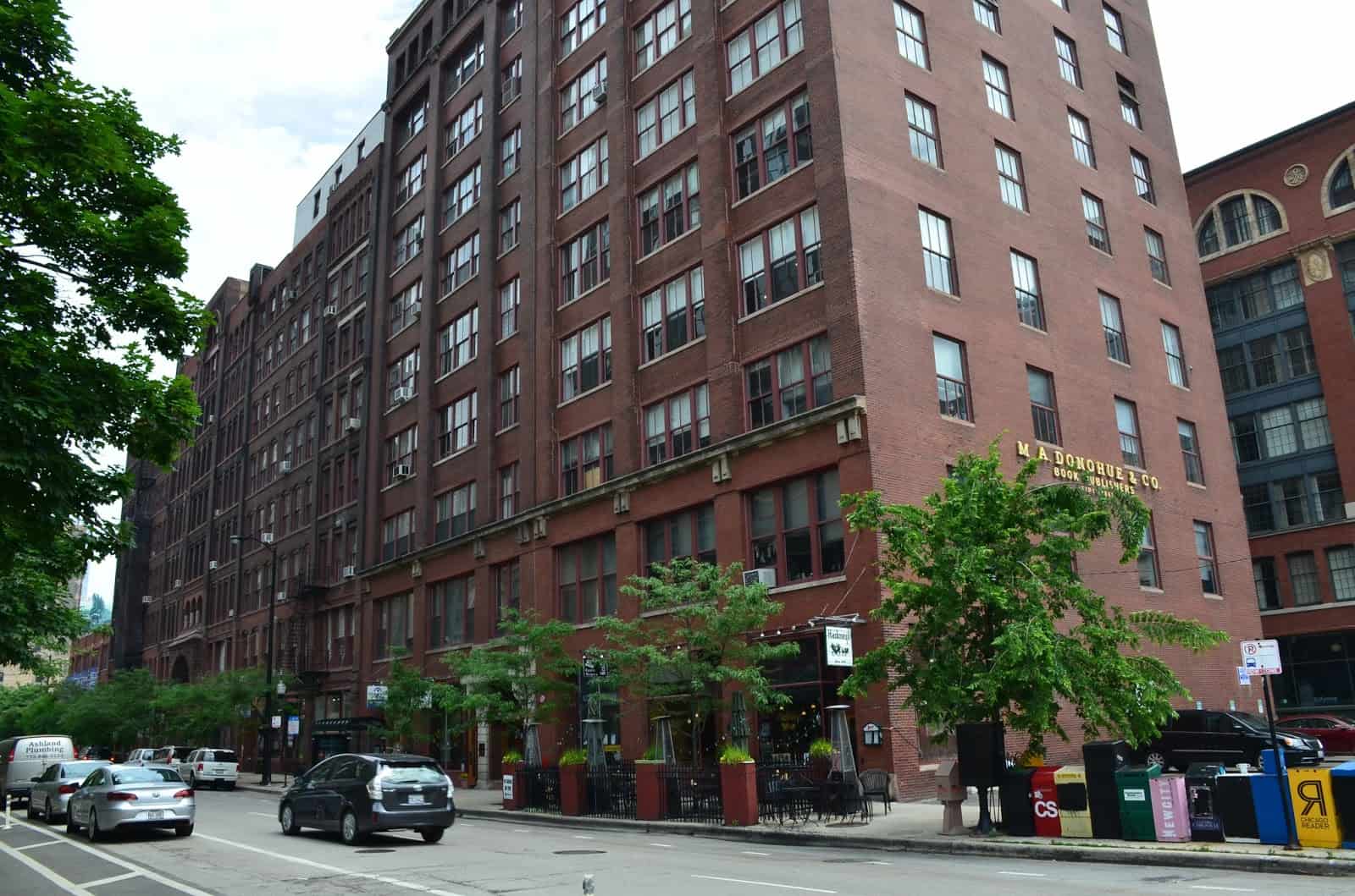 M. A. Donohue Building in Printer's Row Chicago